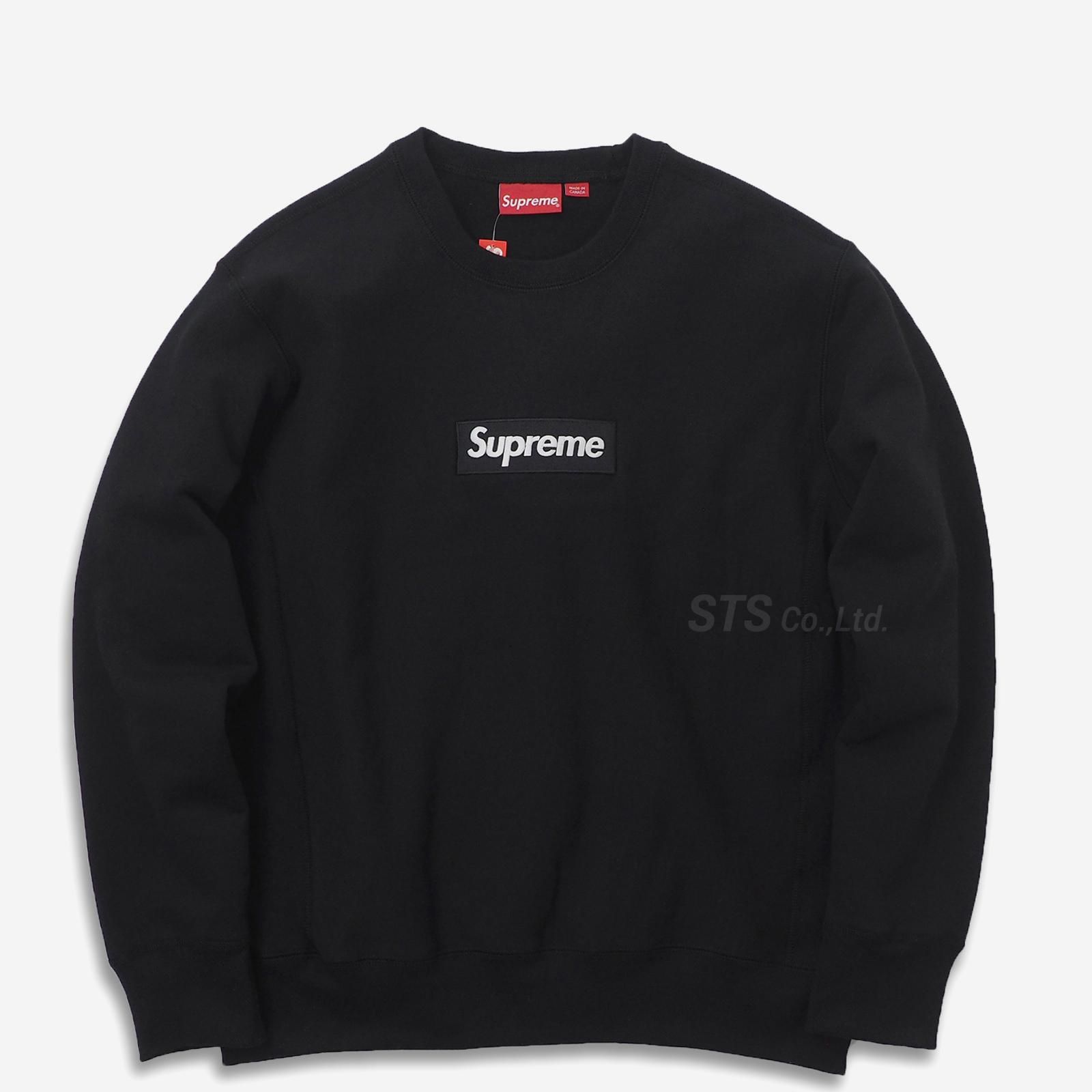 大手ECサイト グレー M Supreme box logo crew neck スウェット