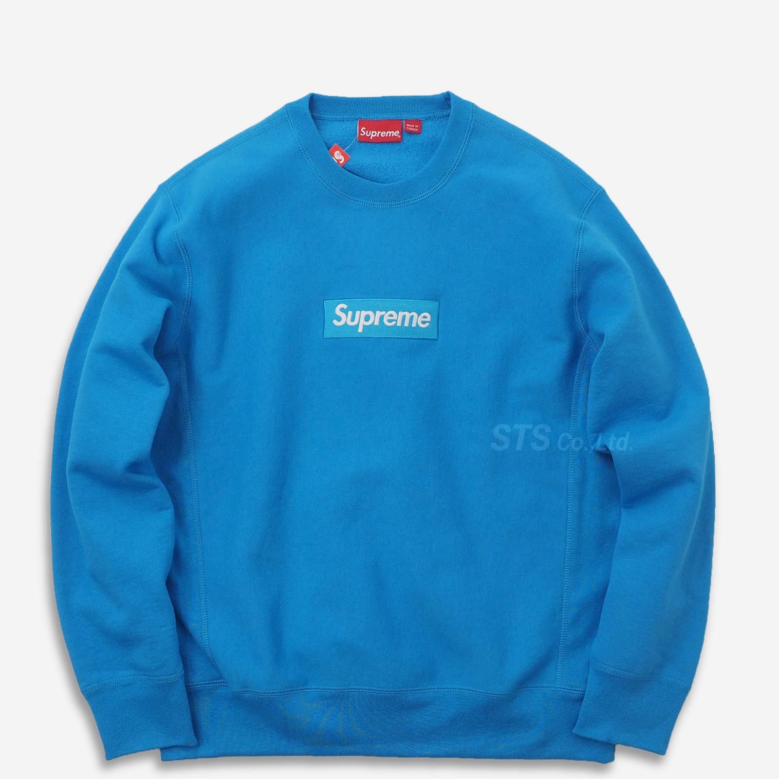 驚きの価格 Supreme Box Logo Crewneck Black Lサイズ - トップス