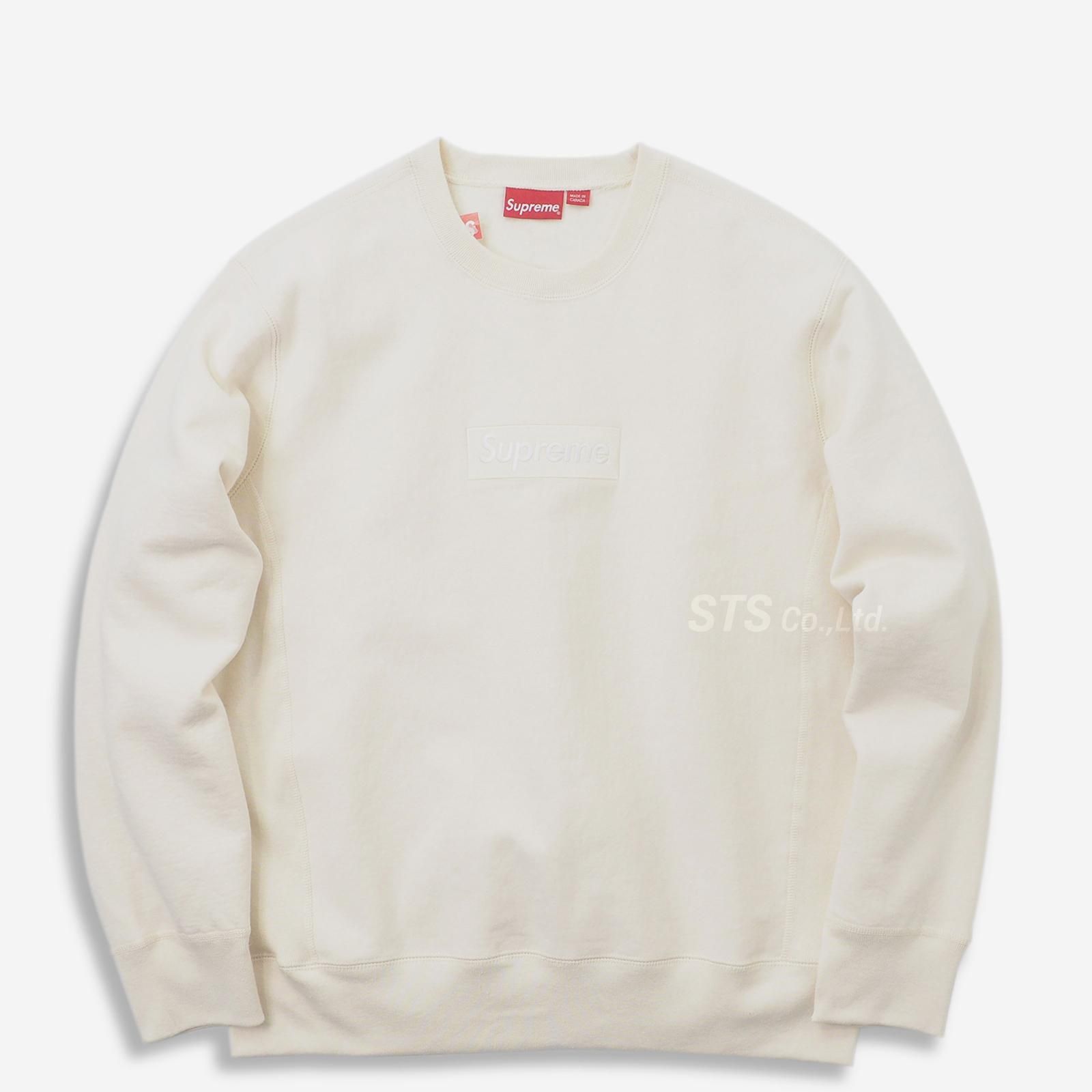 Supreme Box Logo Crewneck 黒 Lサイズ　18AM FW