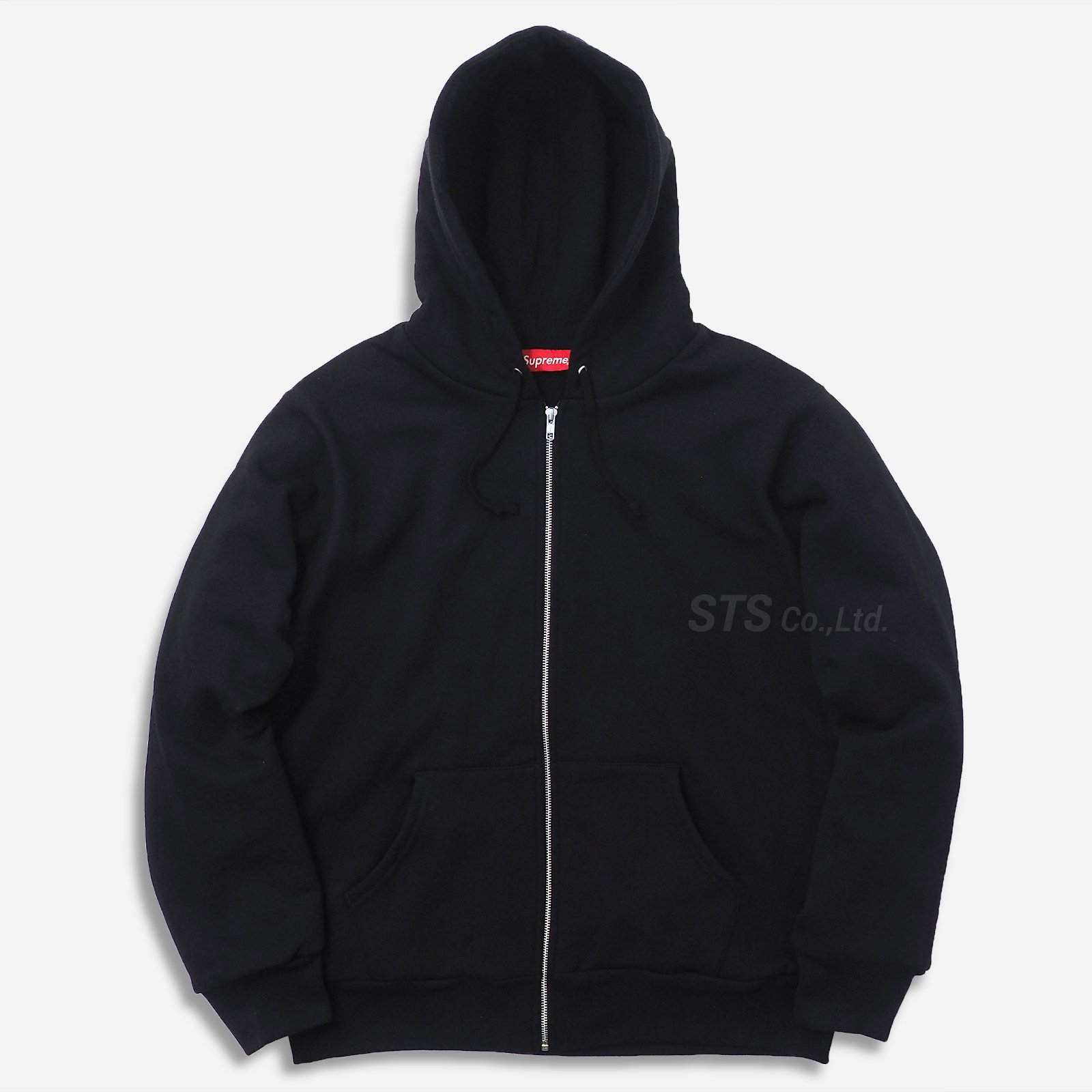 【新品L】Supreme Thermal Zip Up Sweatshirt 黒