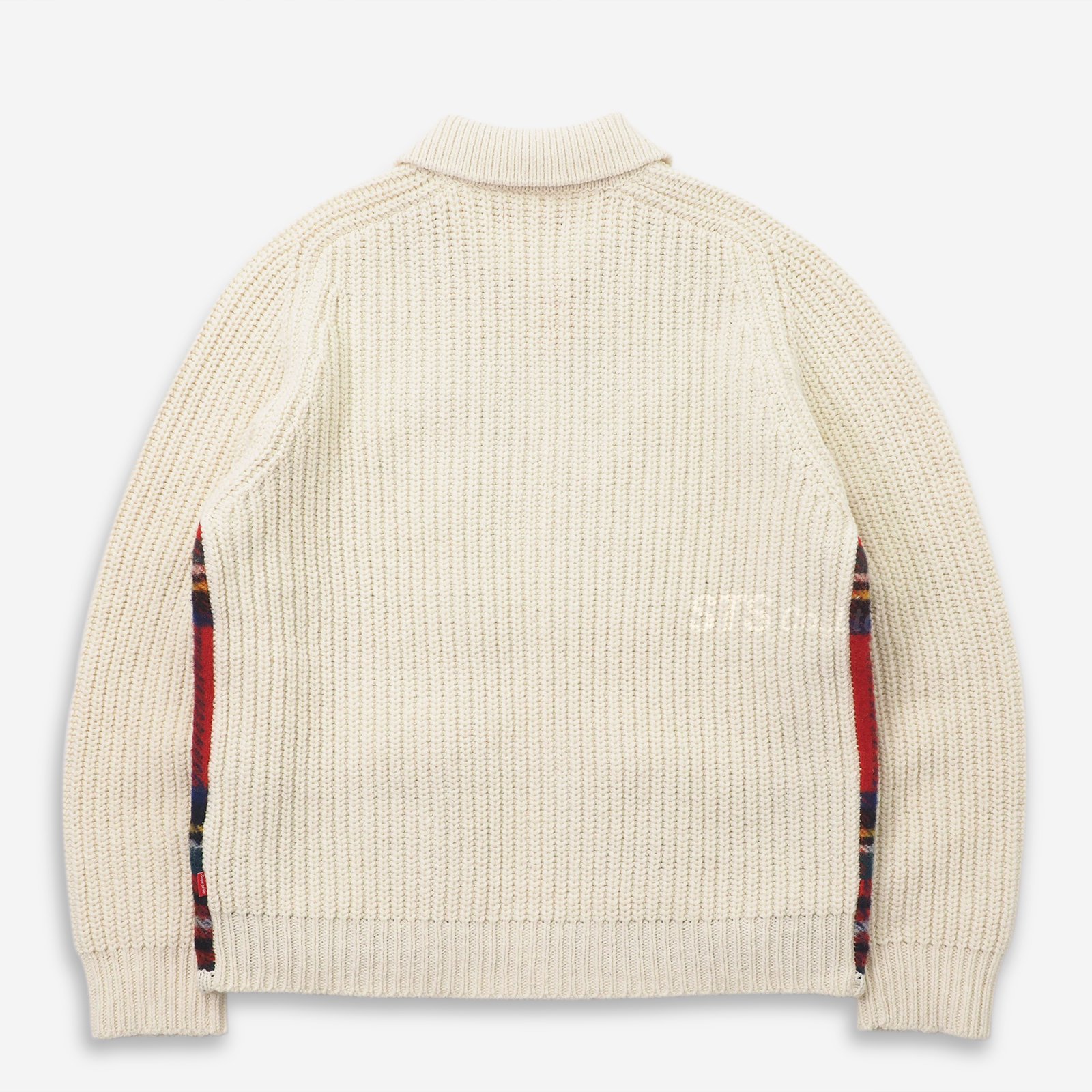 Supreme - Plaid Front Zip Sweater - UG.SHAFT