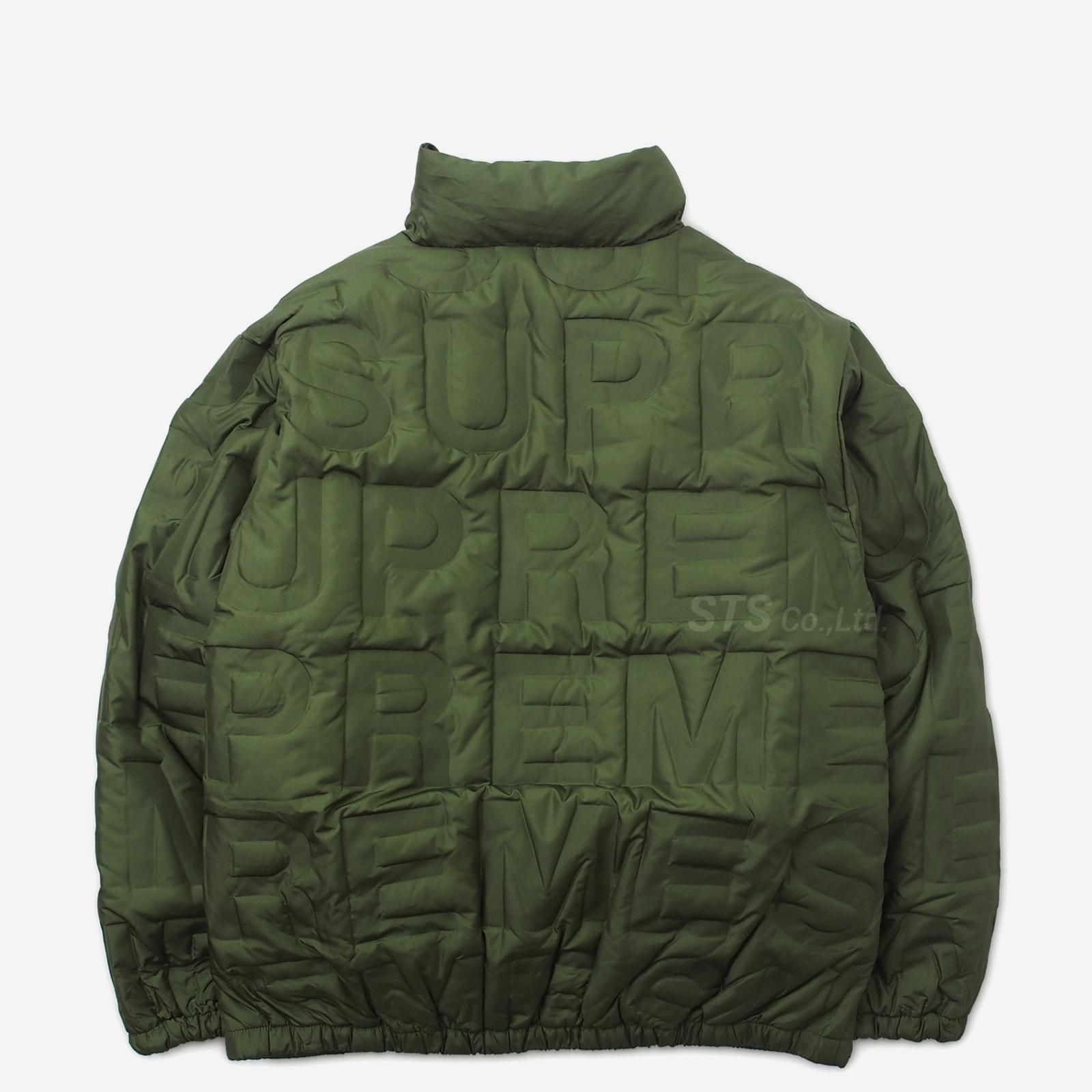 supreme Bonded Logo Puffy Jacket SサイズBlackSIZE - ダウンジャケット