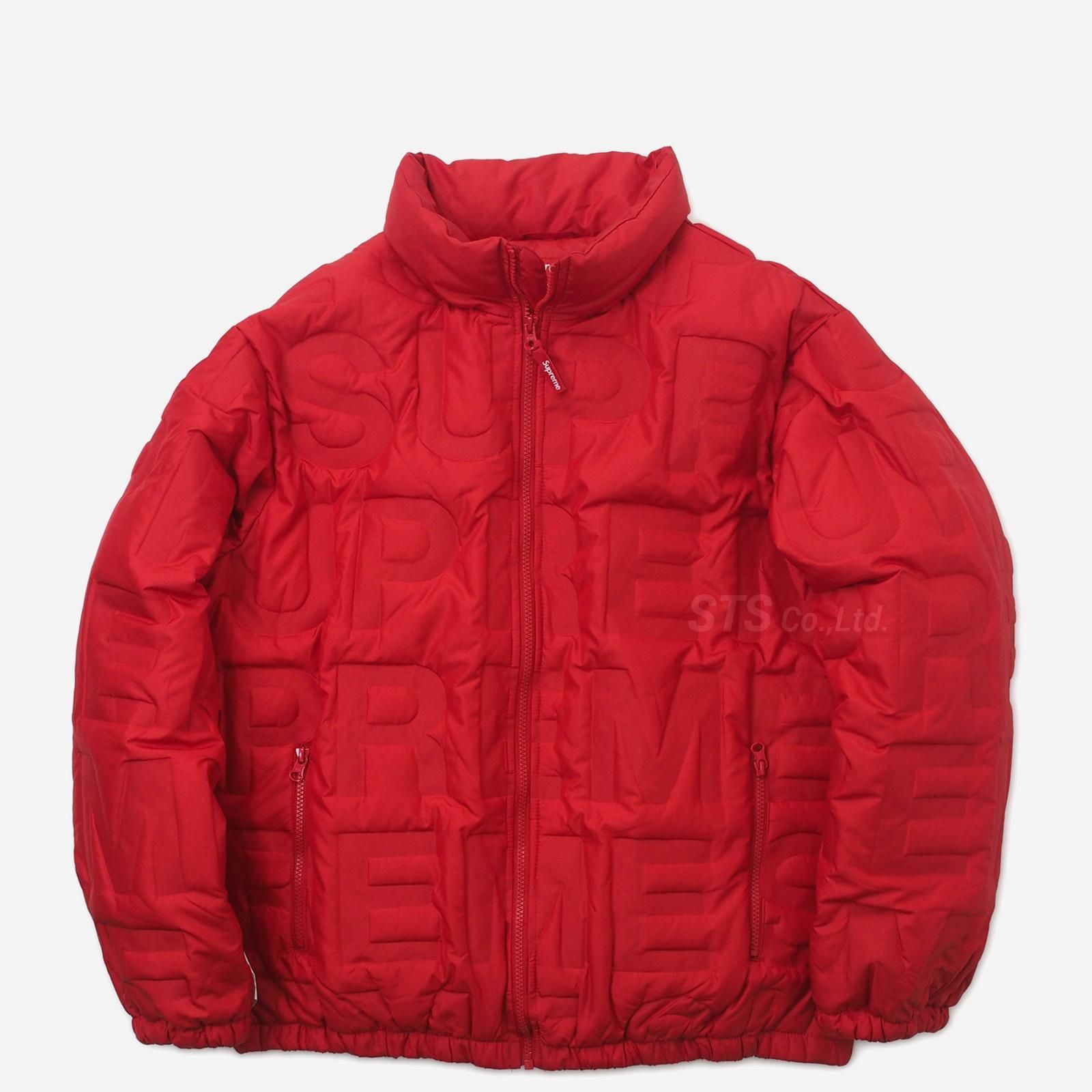 supreme bonded logo puffy jacket M - ダウンジャケット