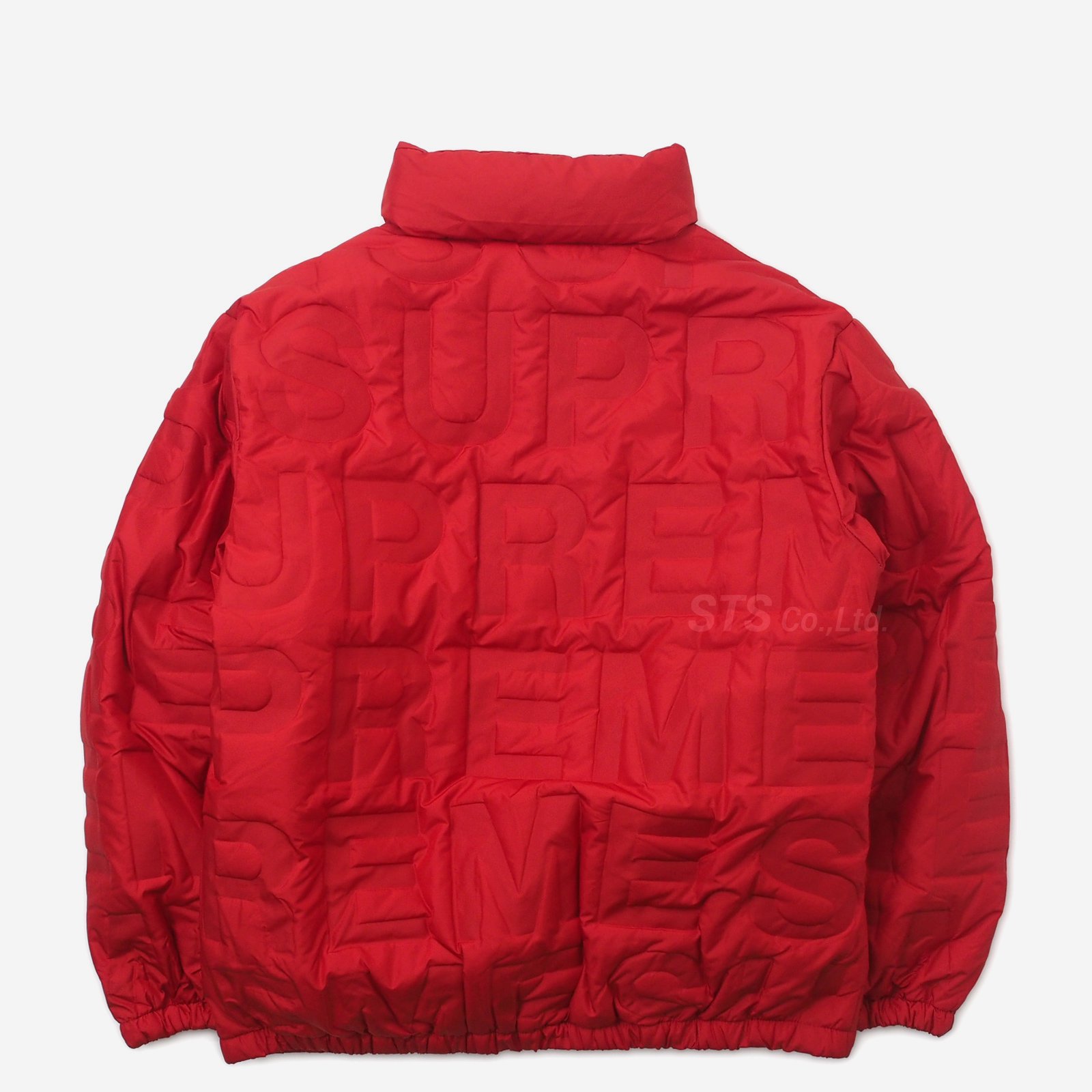 19ss Bonded Logo Puffy Jacket RED Msize2ご購入後はncn
