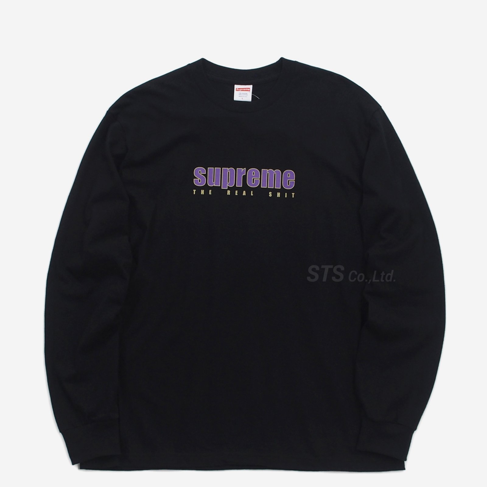 Supreme The Real Shit L/S Tee 黒S