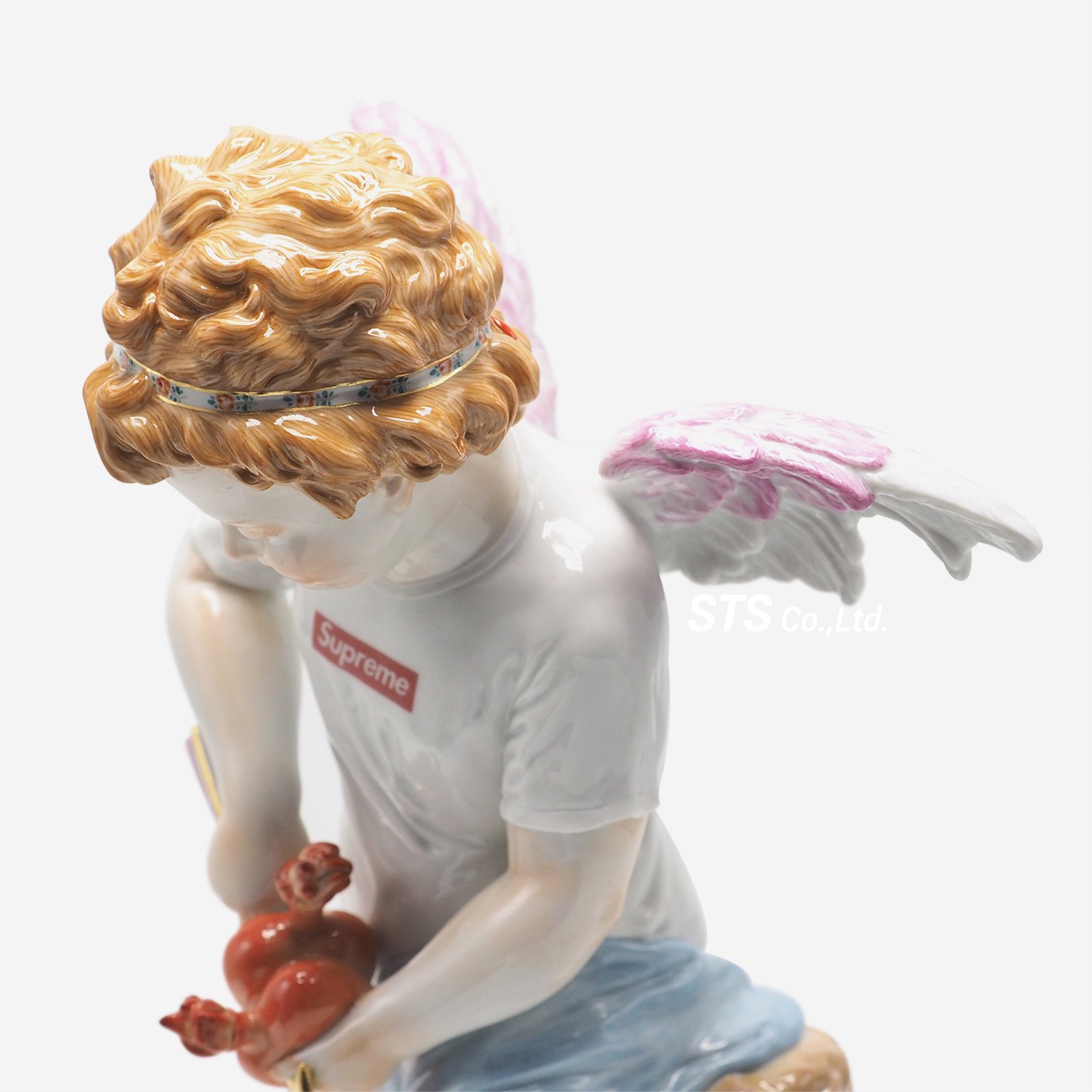 Supreme/Meissen Hand-Painted Porcelain Cupid Figurine - UG.SHAFT