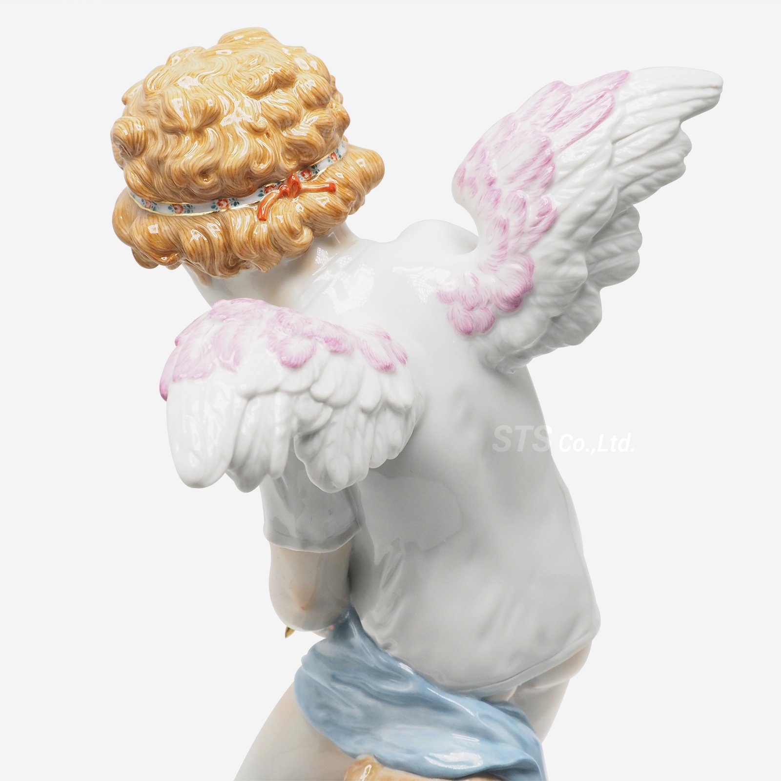 Supreme/Meissen Hand-Painted Porcelain Cupid Figurine - UG.SHAFT