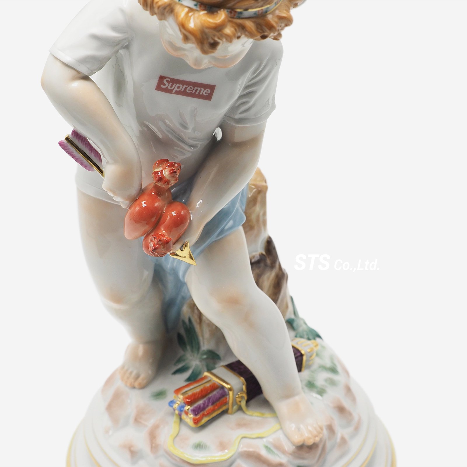 Supreme/Meissen Hand-Painted Porcelain Cupid Figurine - UG.SHAFT