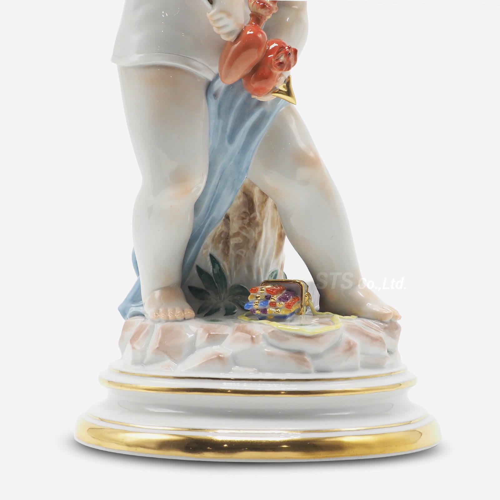 Supreme/Meissen Hand-Painted Porcelain Cupid Figurine - UG.SHAFT