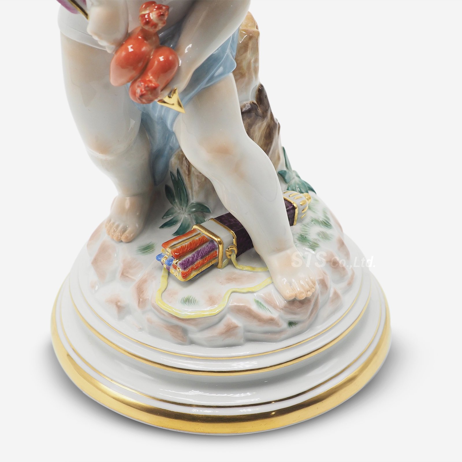 Supreme/Meissen Hand-Painted Porcelain Cupid Figurine - UG.SHAFT