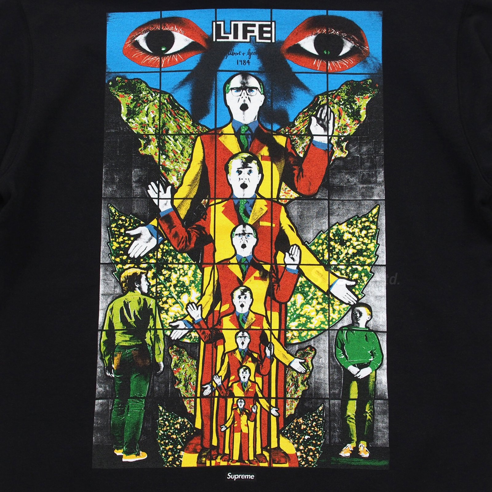 Gilbert & George/Supreme LIFE Hooded Sweatshirt - UG.SHAFT