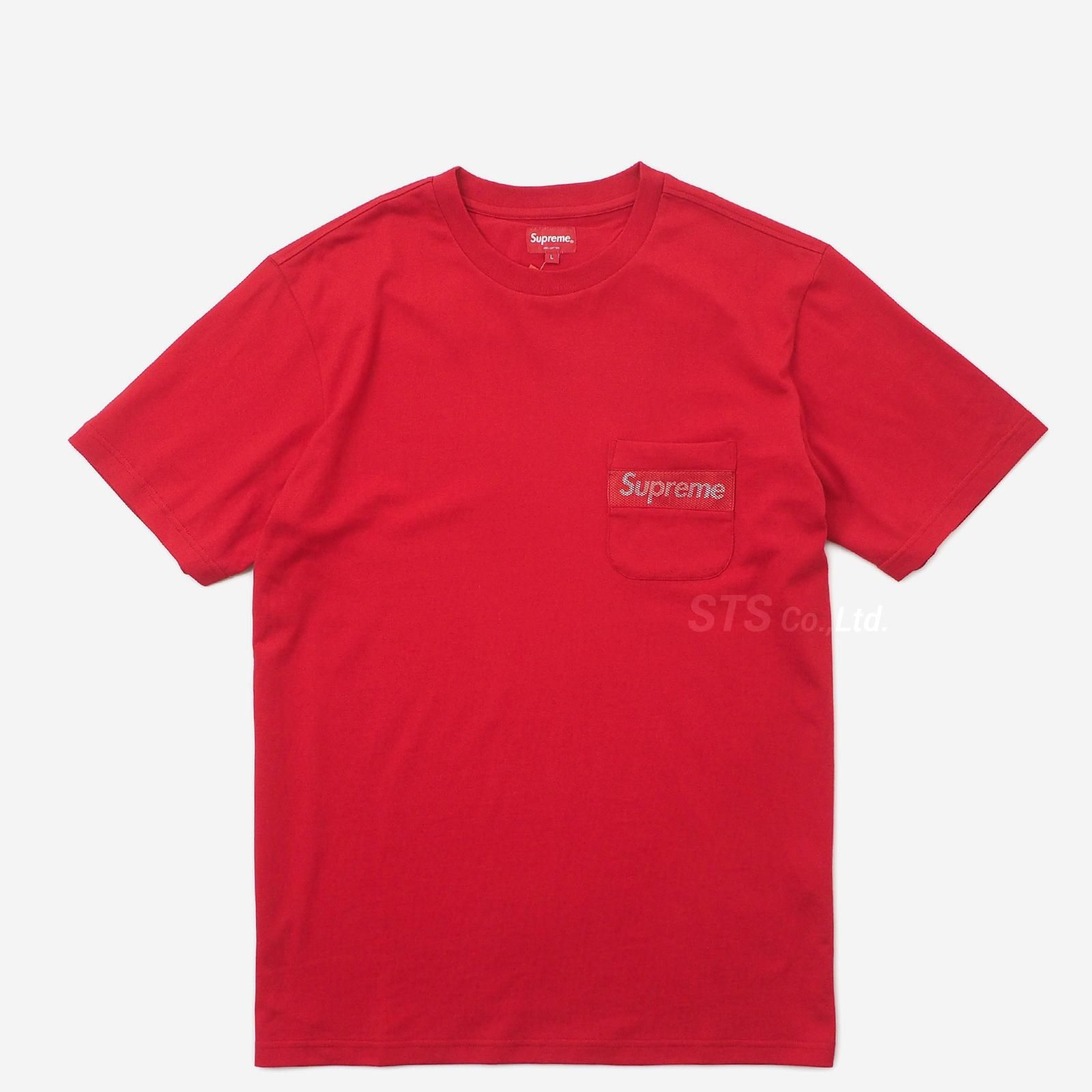 タイムセール！Supreme mesh stripe pocket tee