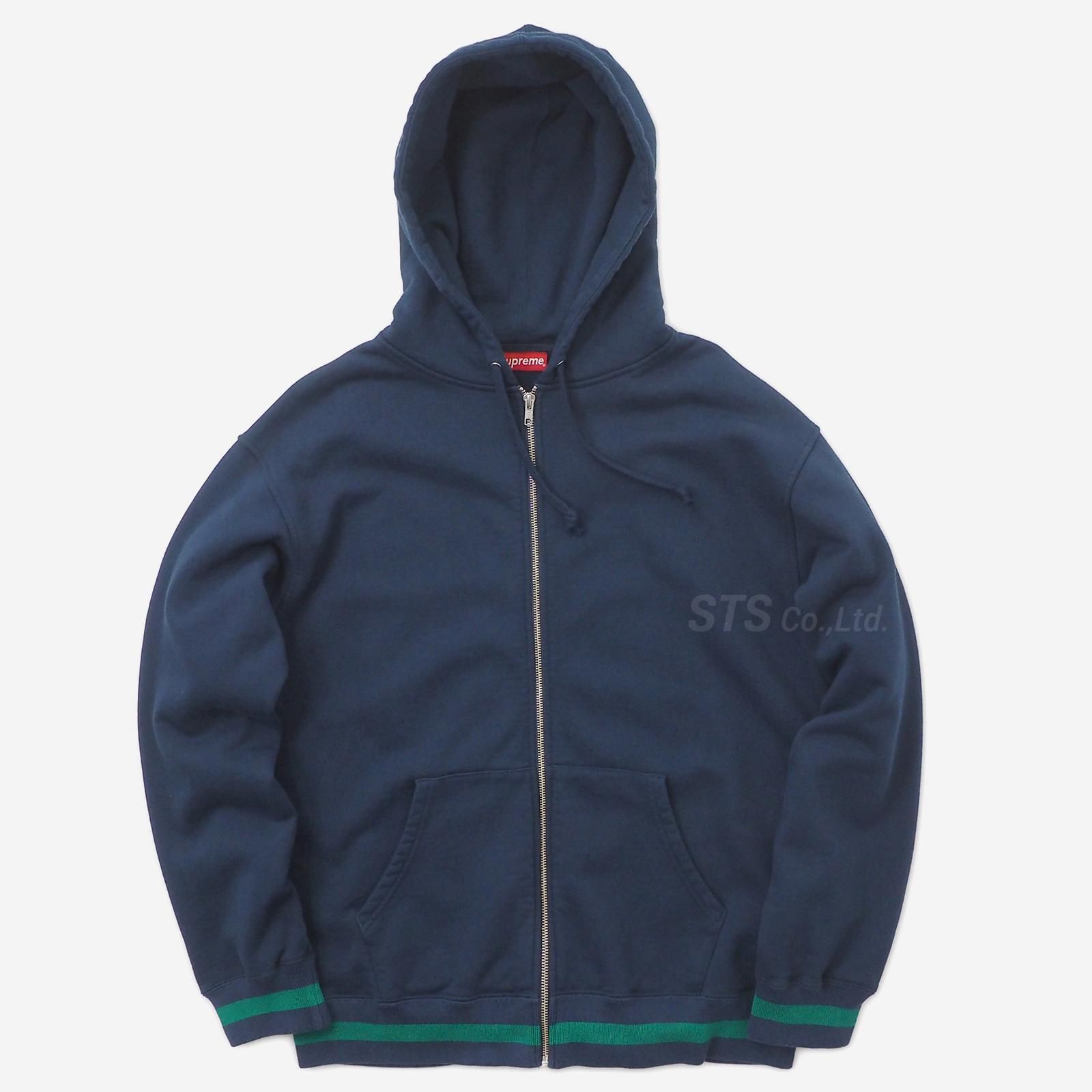 Supreme - Old English Stripe Zip Up Sweatshirt - UG.SHAFT