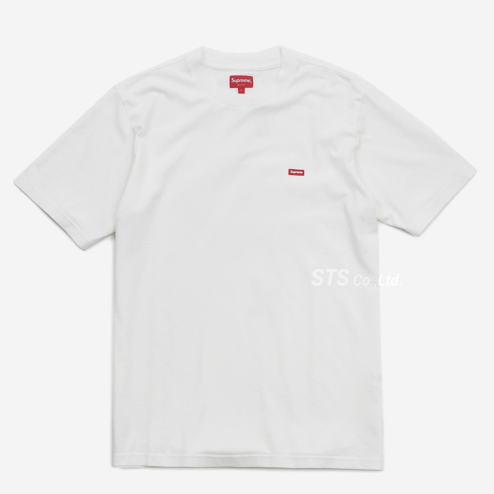 supreme スモールボックスロゴ（ラバー)T シャツ BLACK