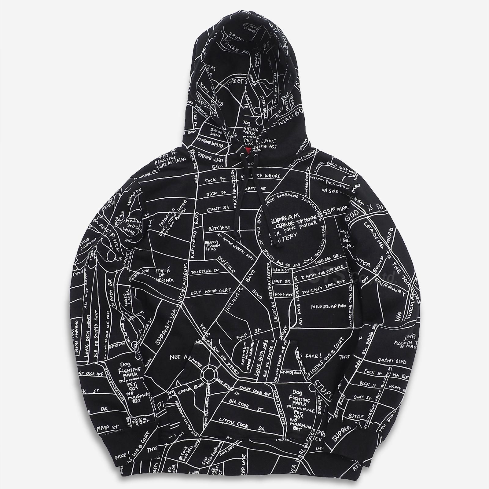 supreme Gonz Embroidered Map hooded M | www.innoveering.net