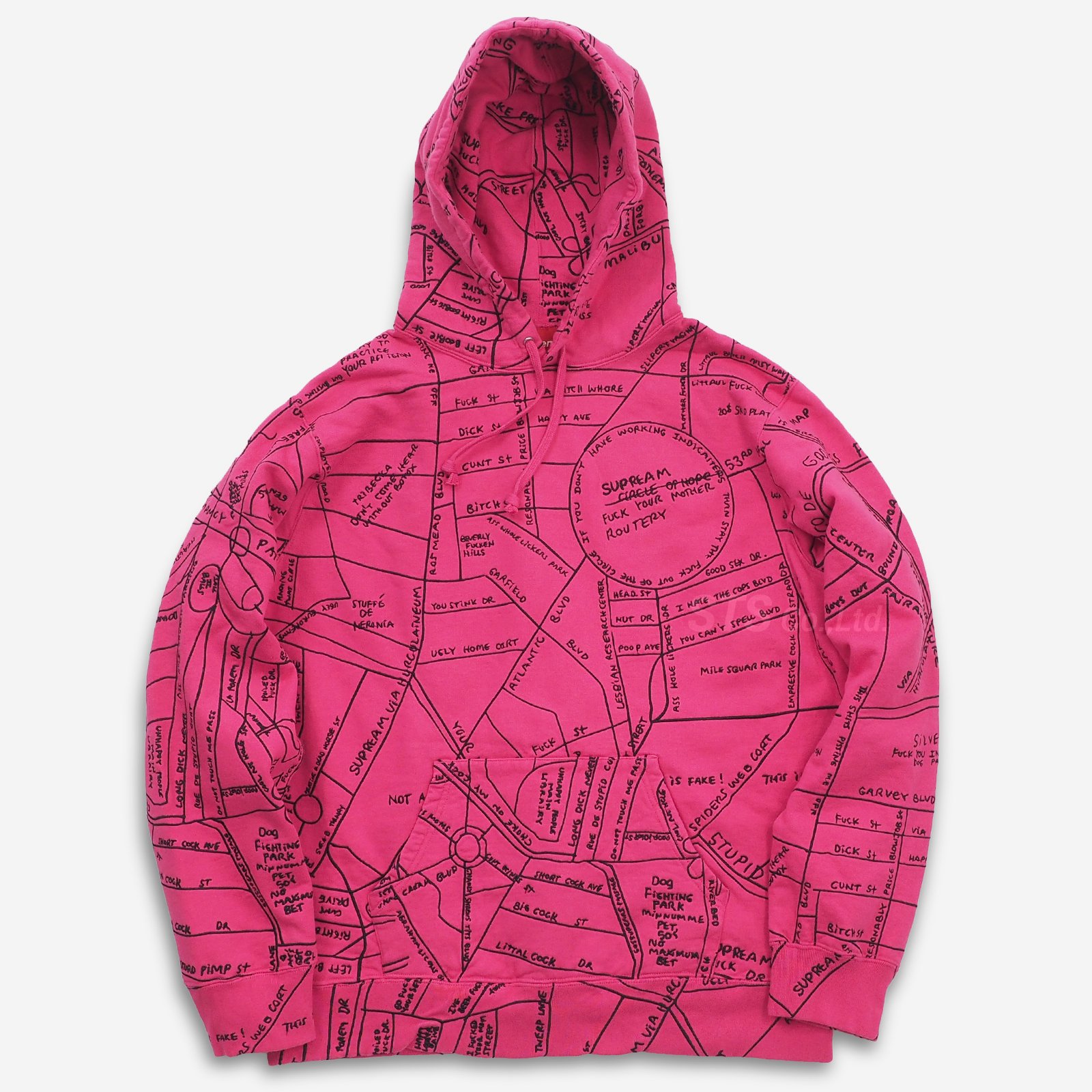 Supreme - Gonz Embroidered Map Hooded Sweatshirt - UG.SHAFT