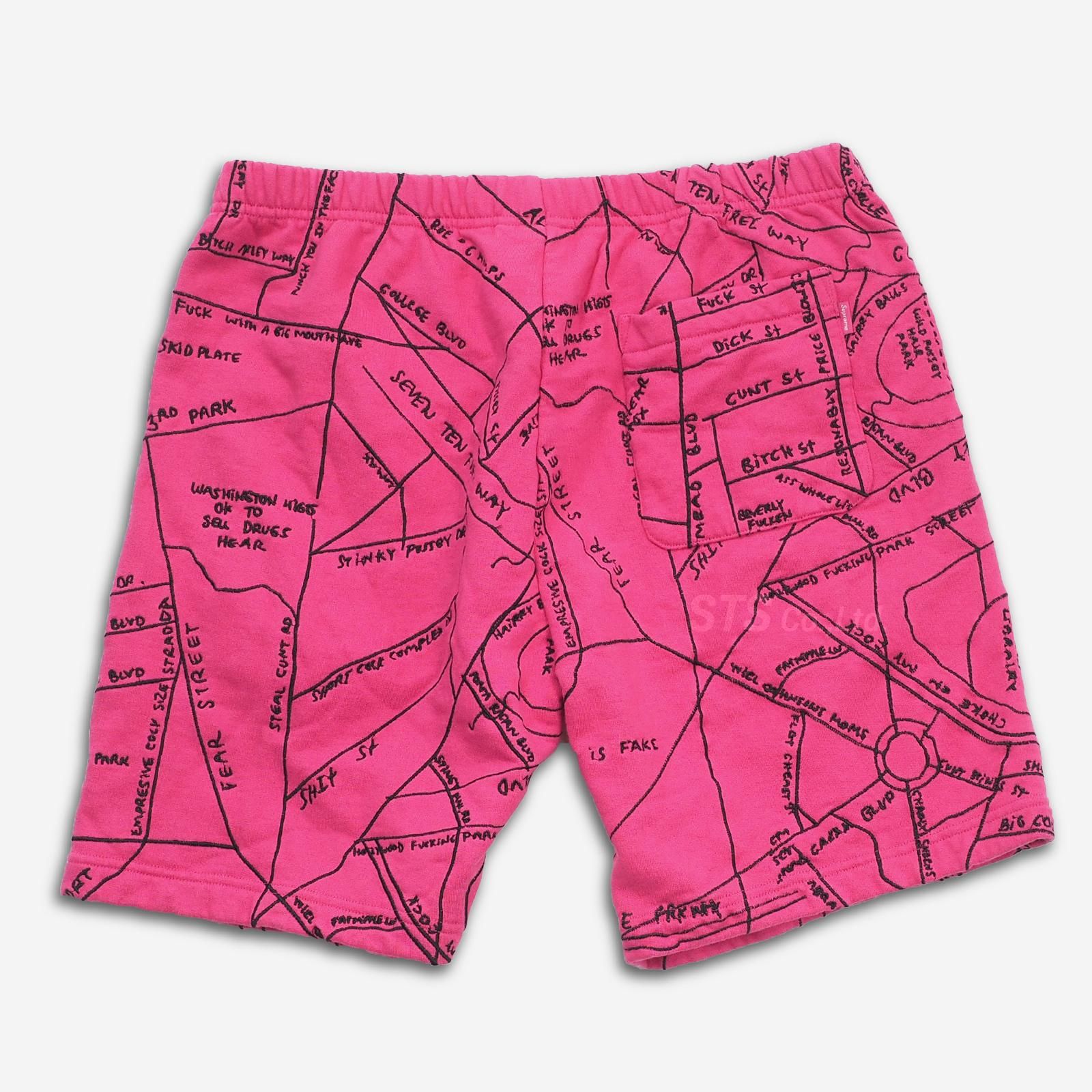 Supreme - Gonz Embroidered Map Sweatshort - UG.SHAFT