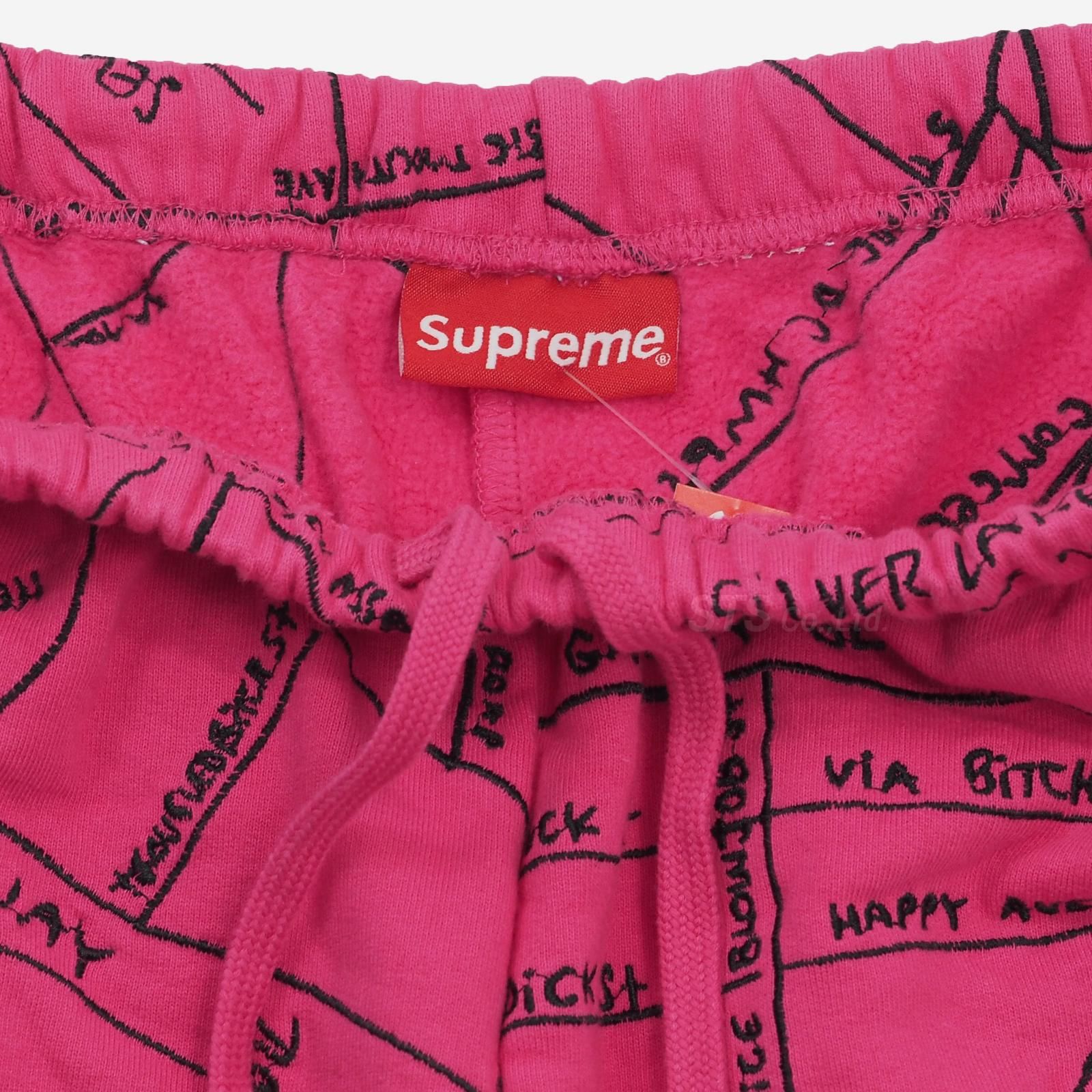 Supreme - Gonz Embroidered Map Sweatshort - UG.SHAFT