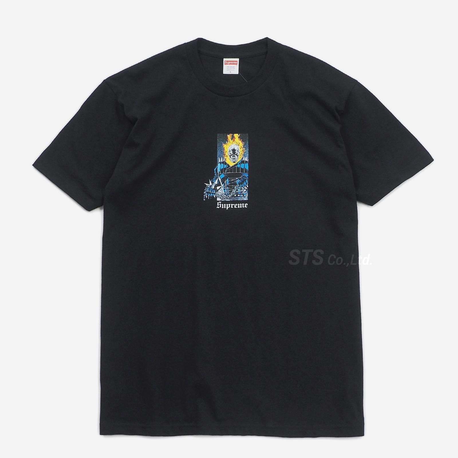 Tシャツ/カットソー(半袖/袖なし)Supreme Ghost Rider Tee オレンジ S 国内正規品