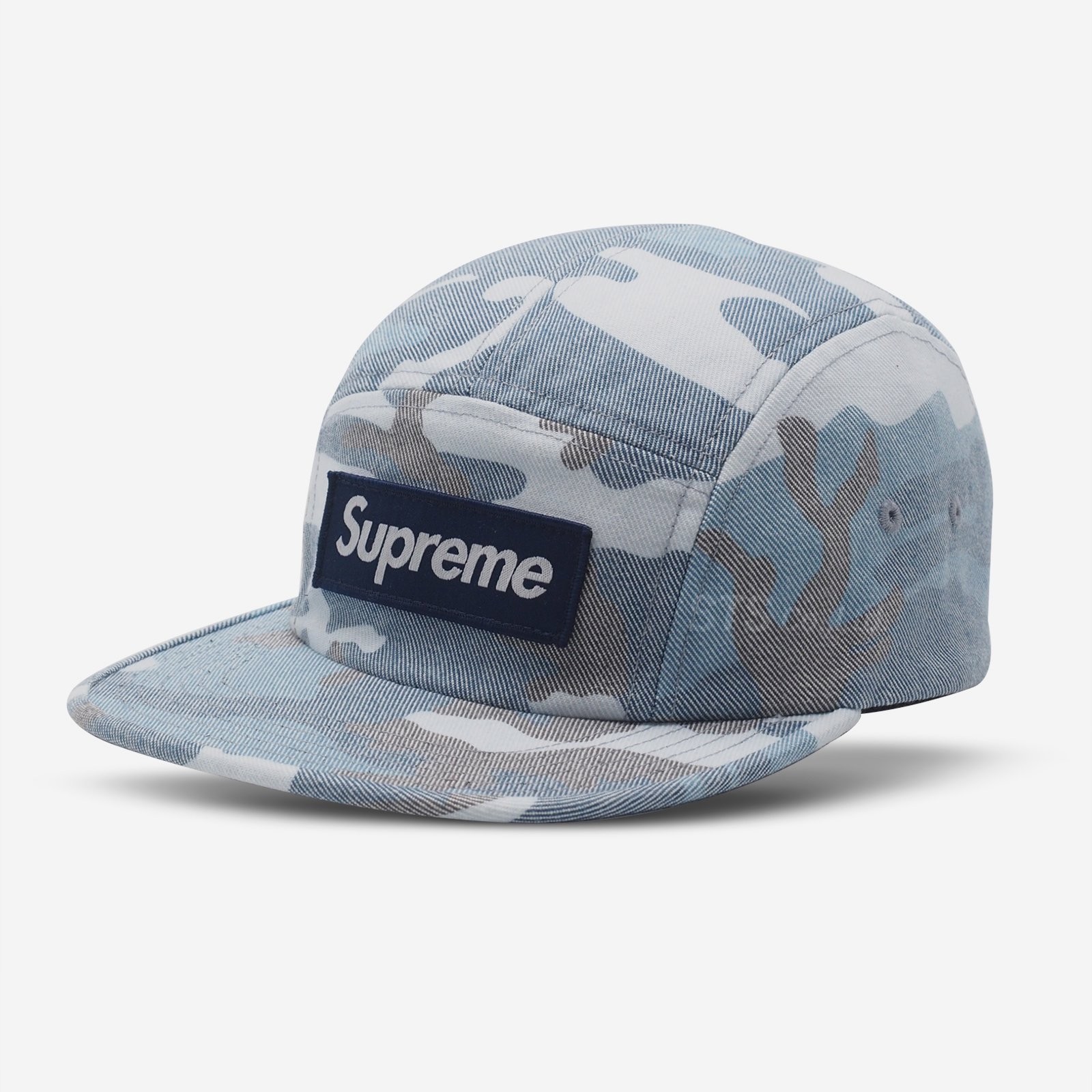 supreme Washed Out Camo Camp Cap 19ss