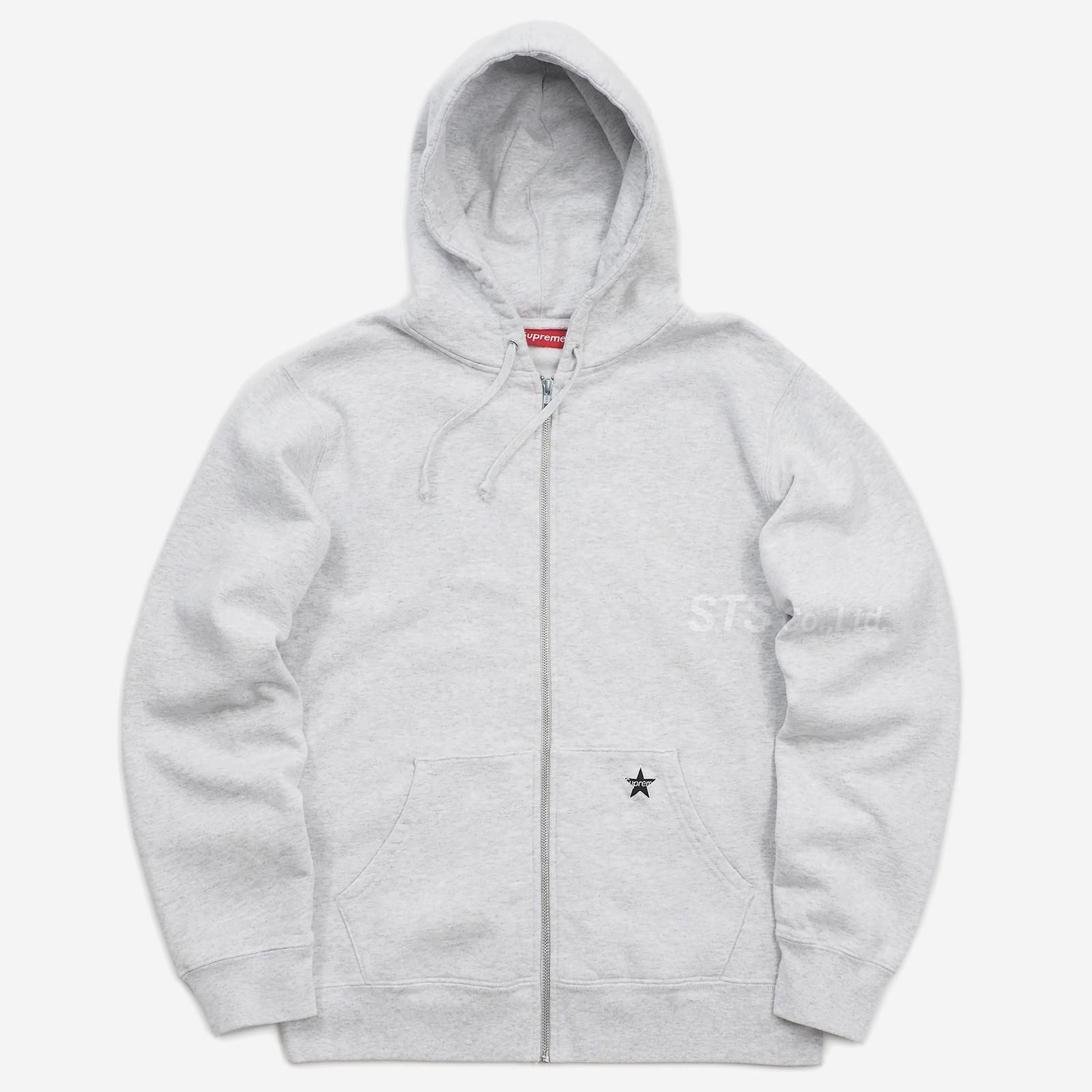 supreme star zip up sweatshirt