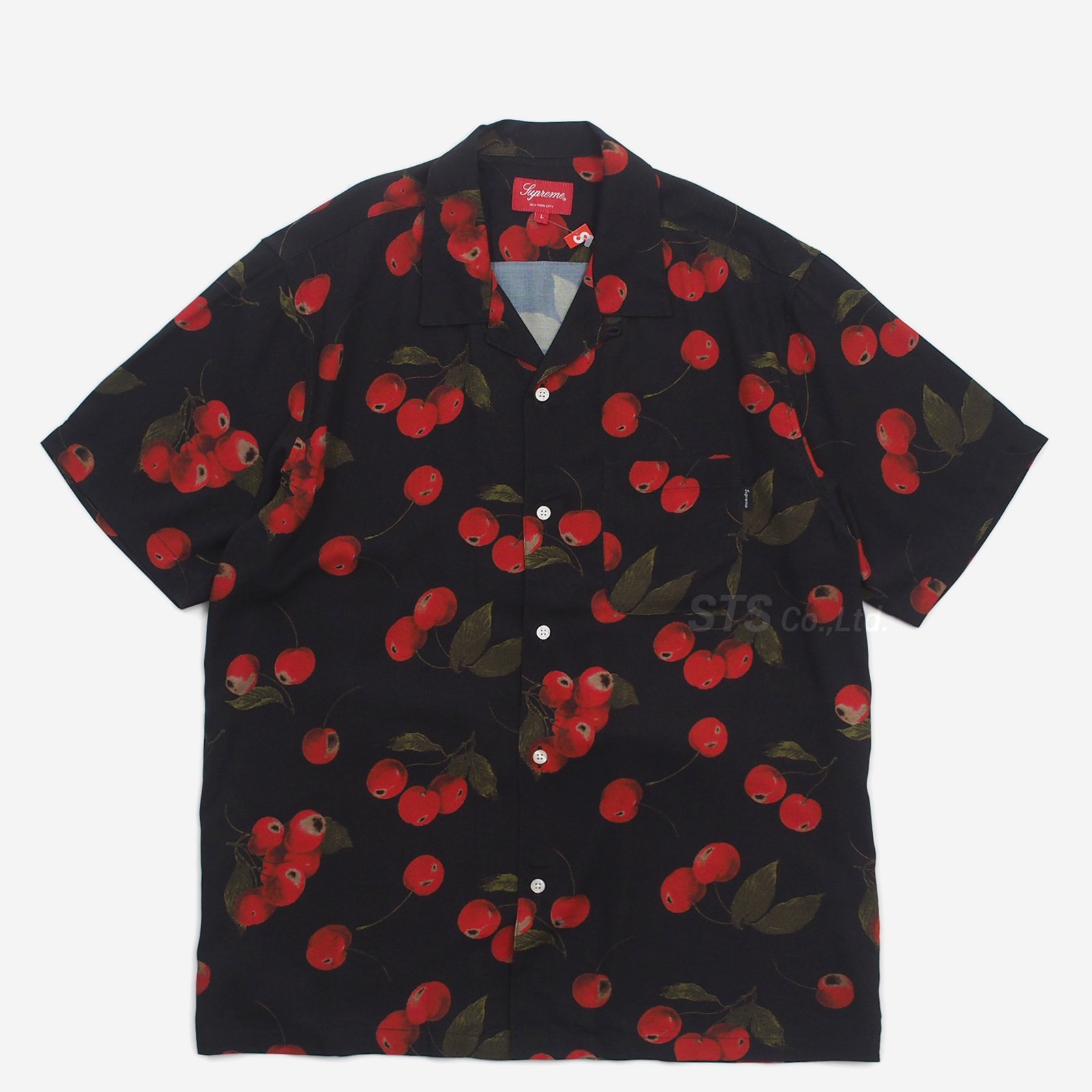 M supreme Cherry Rayon S/S Shirt | hartwellspremium.com