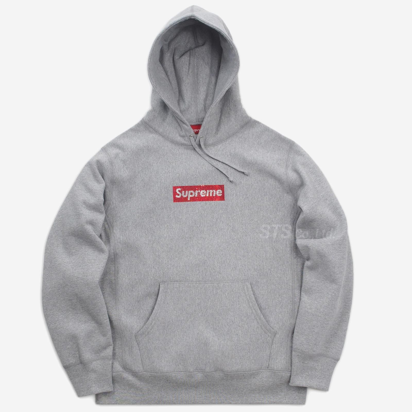 Supreme/Swarovski Box Logo Hooded Sweatshirt - UG.SHAFT