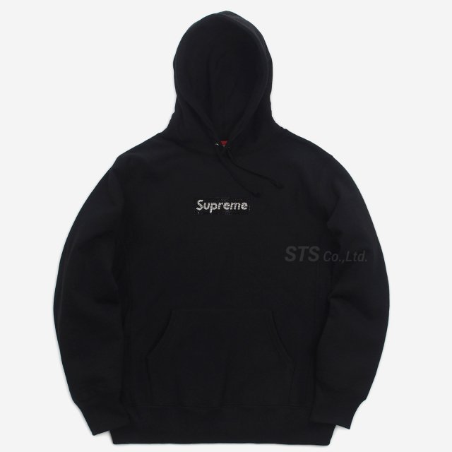 Supreme/Swarovski Box Logo Hooded Sweatshirt