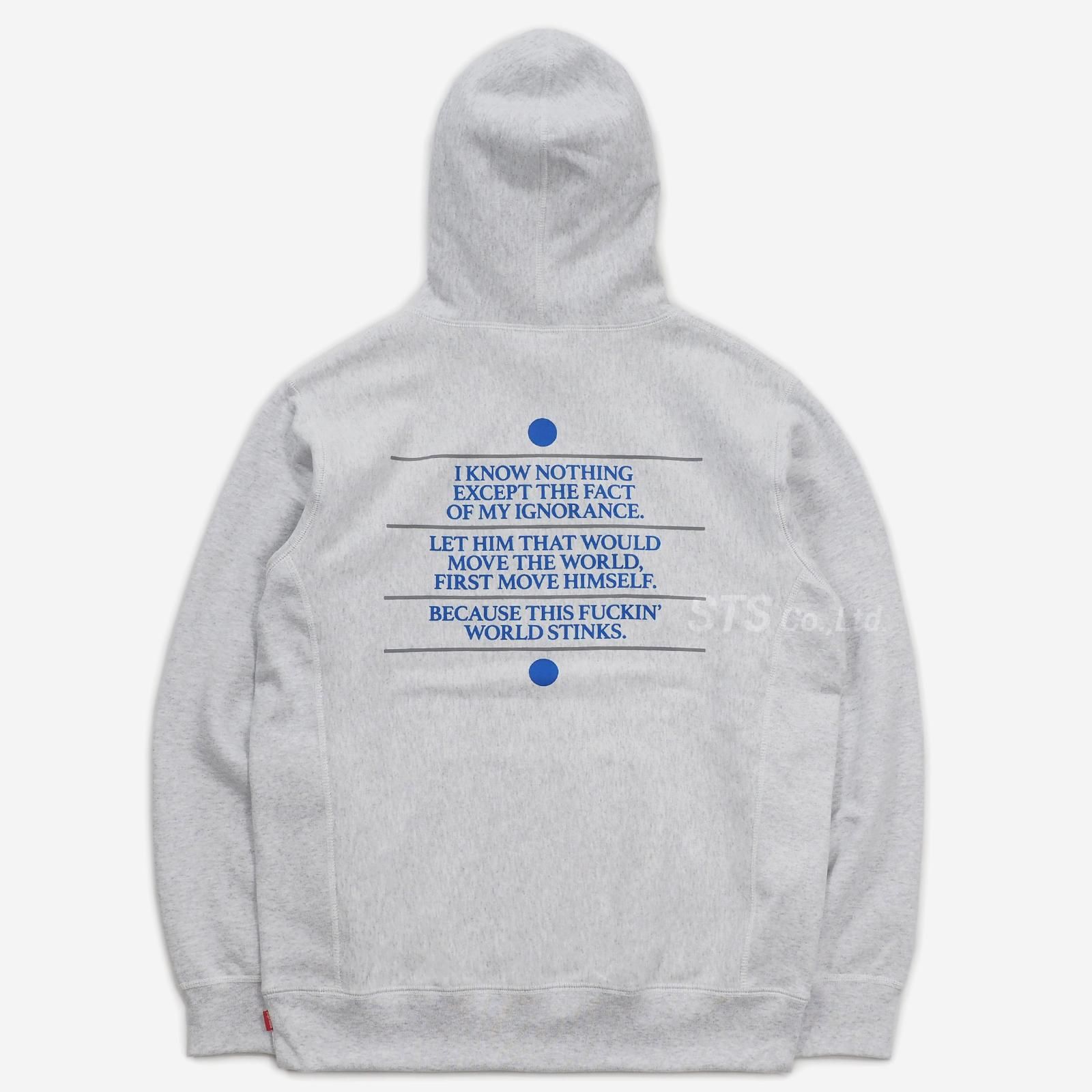 Supreme - Know Thyself Hooded Sweatshirt - UG.SHAFT
