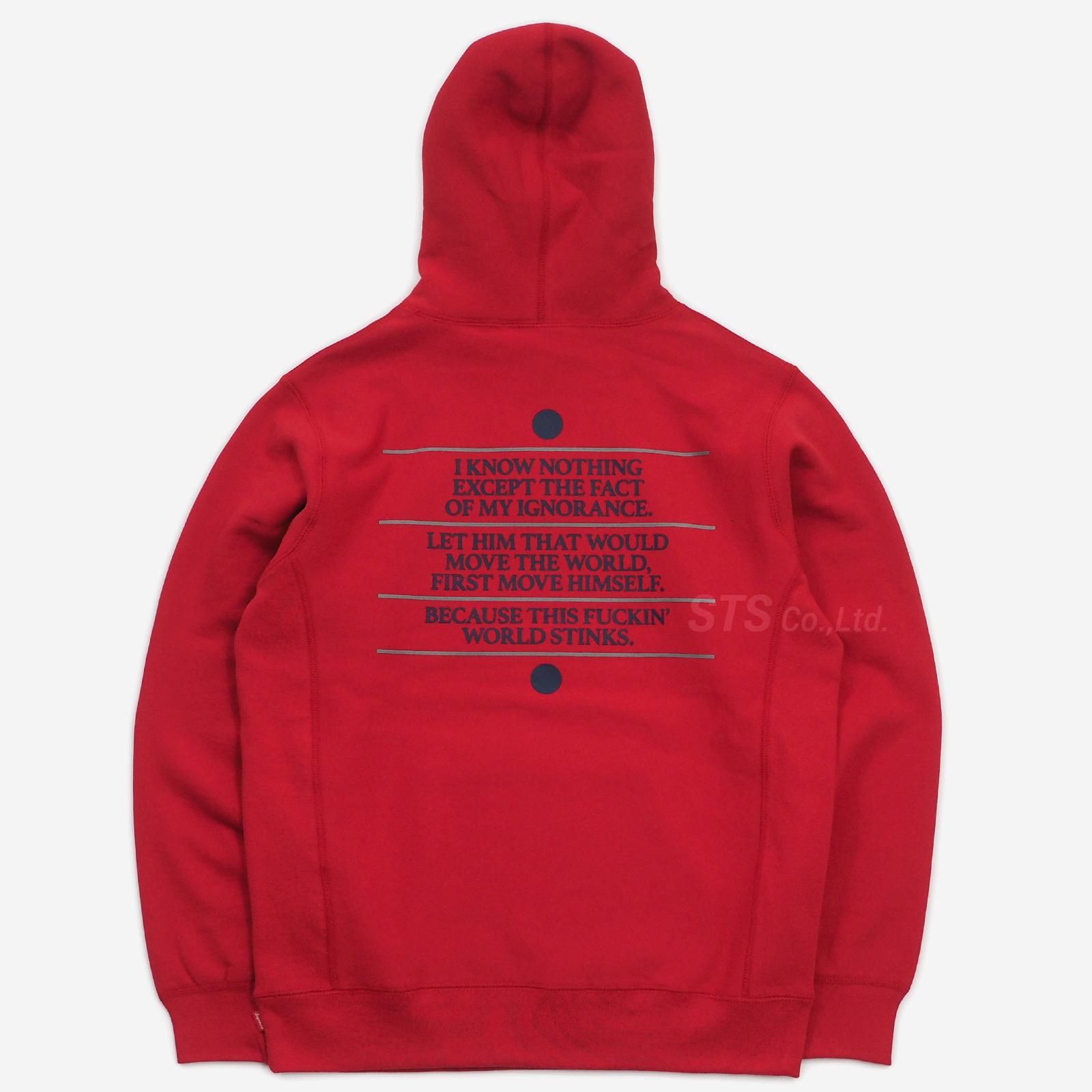 Supreme - Know Thyself Hooded Sweatshirt - UG.SHAFT