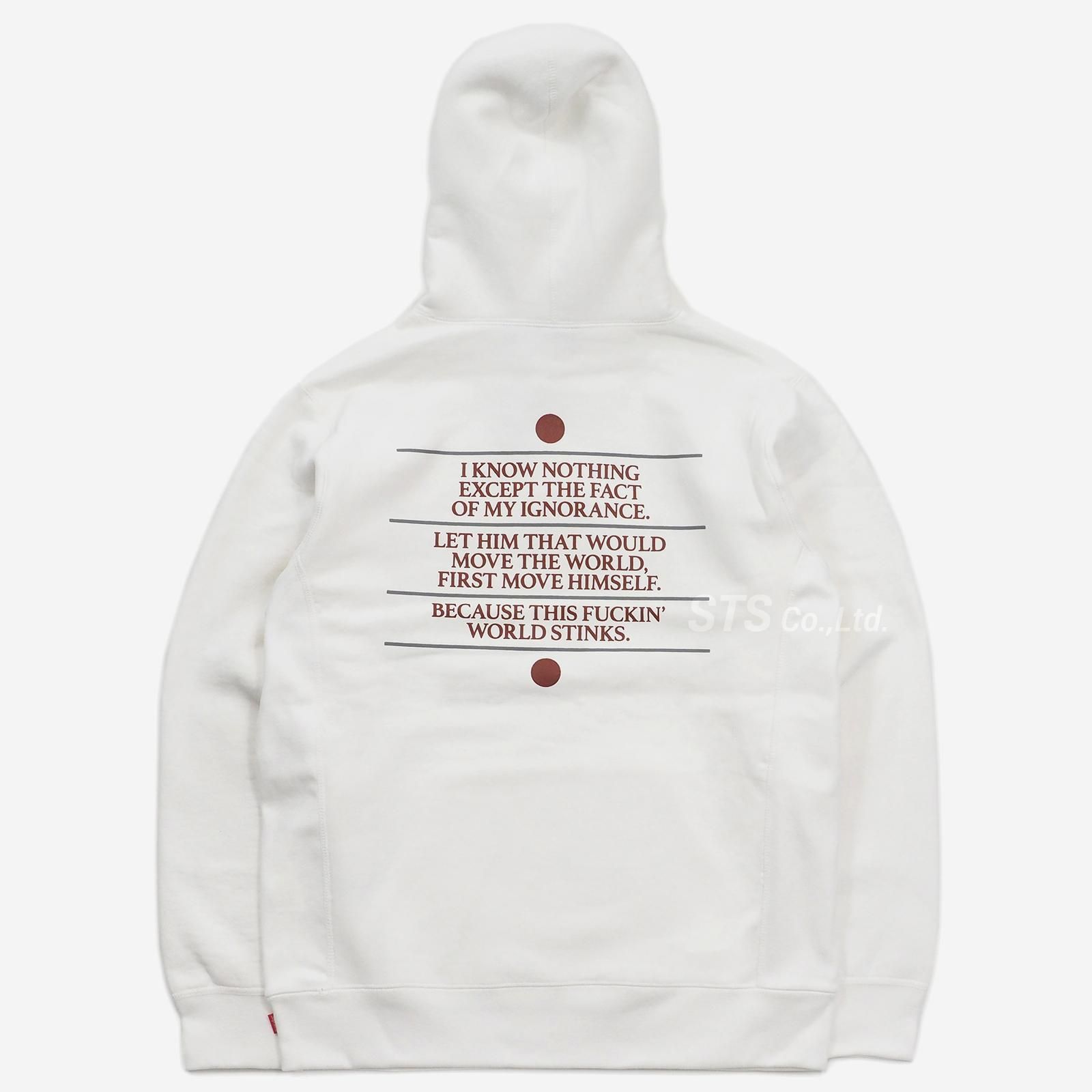 Supreme - Know Thyself Hooded Sweatshirt - UG.SHAFT