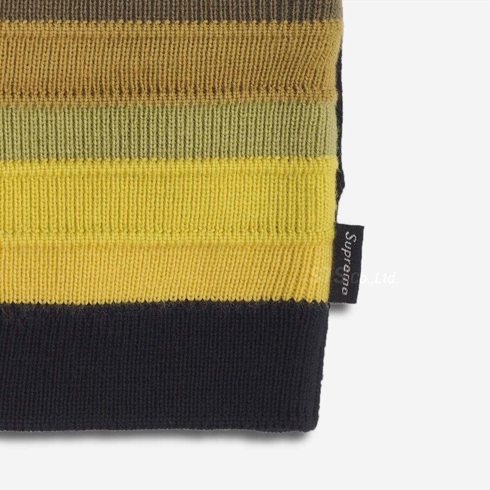 Supreme - Corner Stripe Polo Sweater - UG.SHAFT