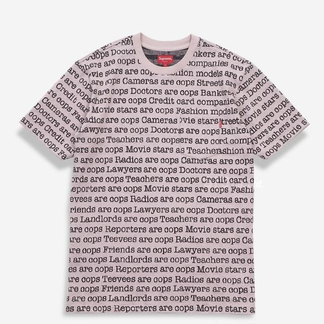 Supreme - Cops Jacquard Pocket Tee