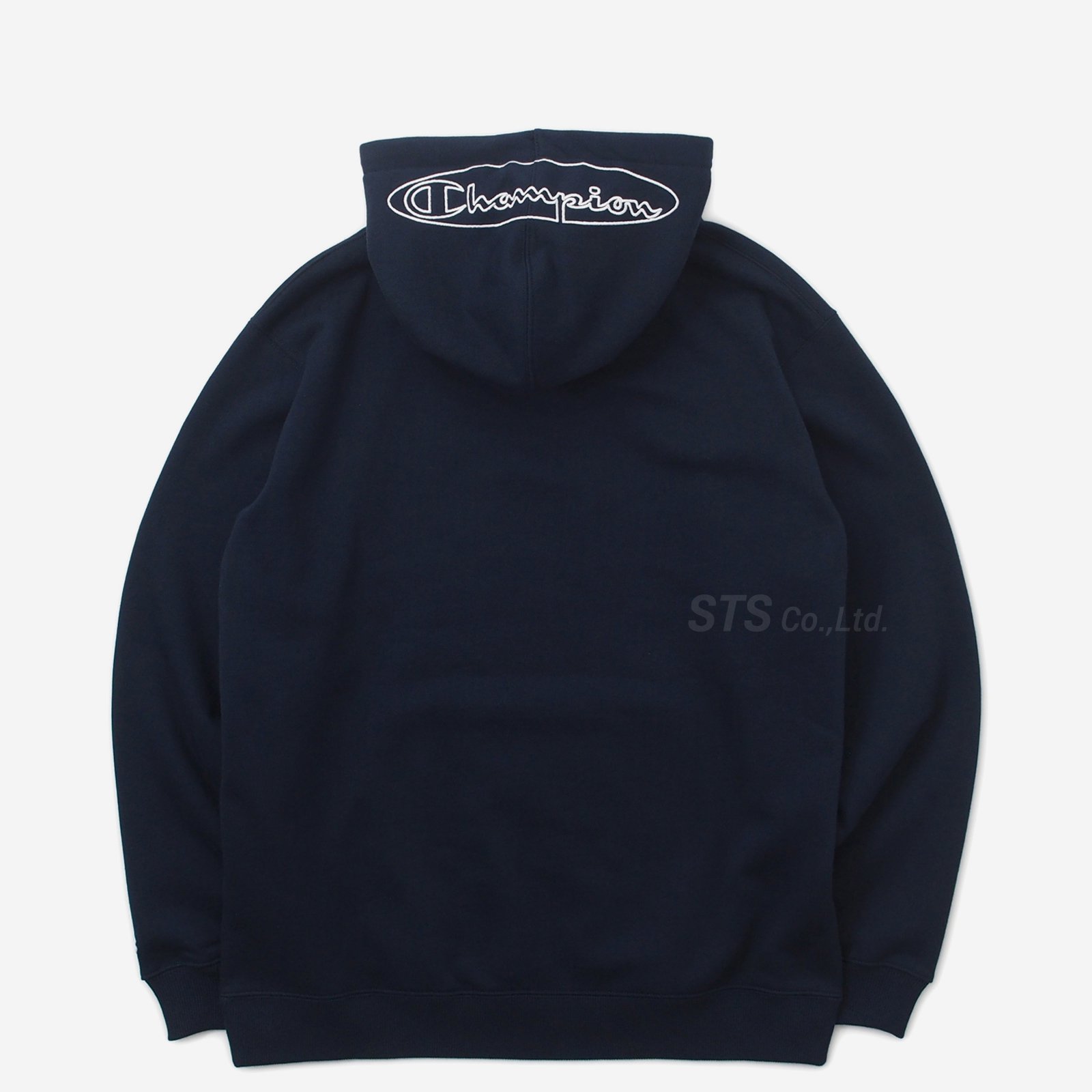 Supreme/Champion Outline Hooded Sweatshirt - UG.SHAFT