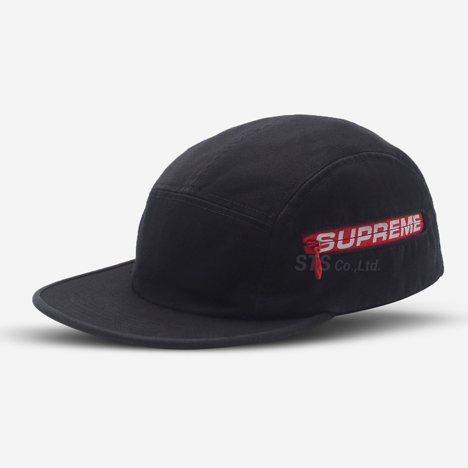 Supreme Side Zip Camp Cap (SS19) Red