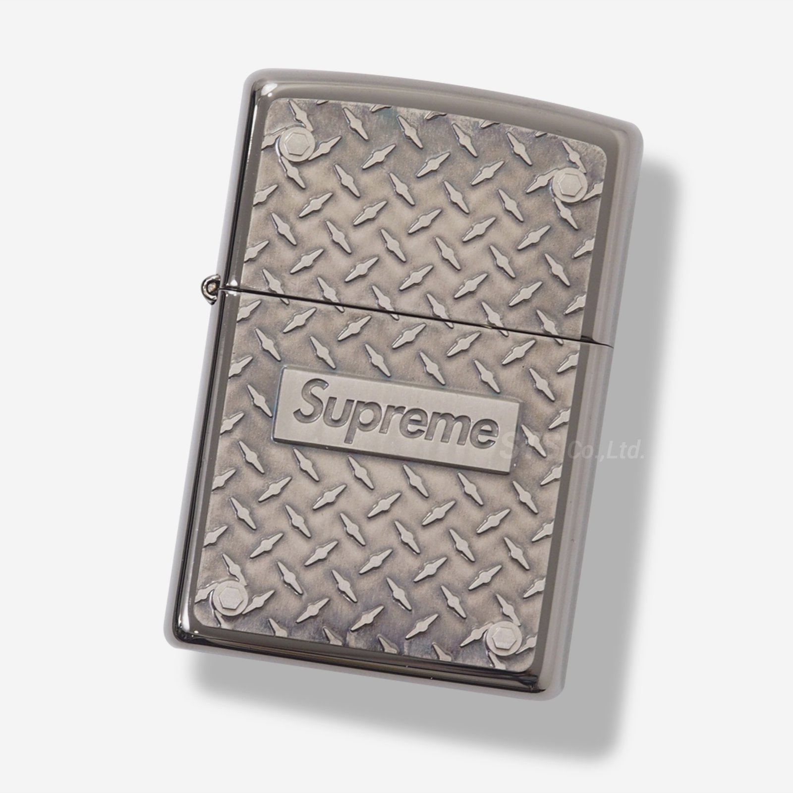 Supreme - Diamond Plate Zippo - UG.SHAFT