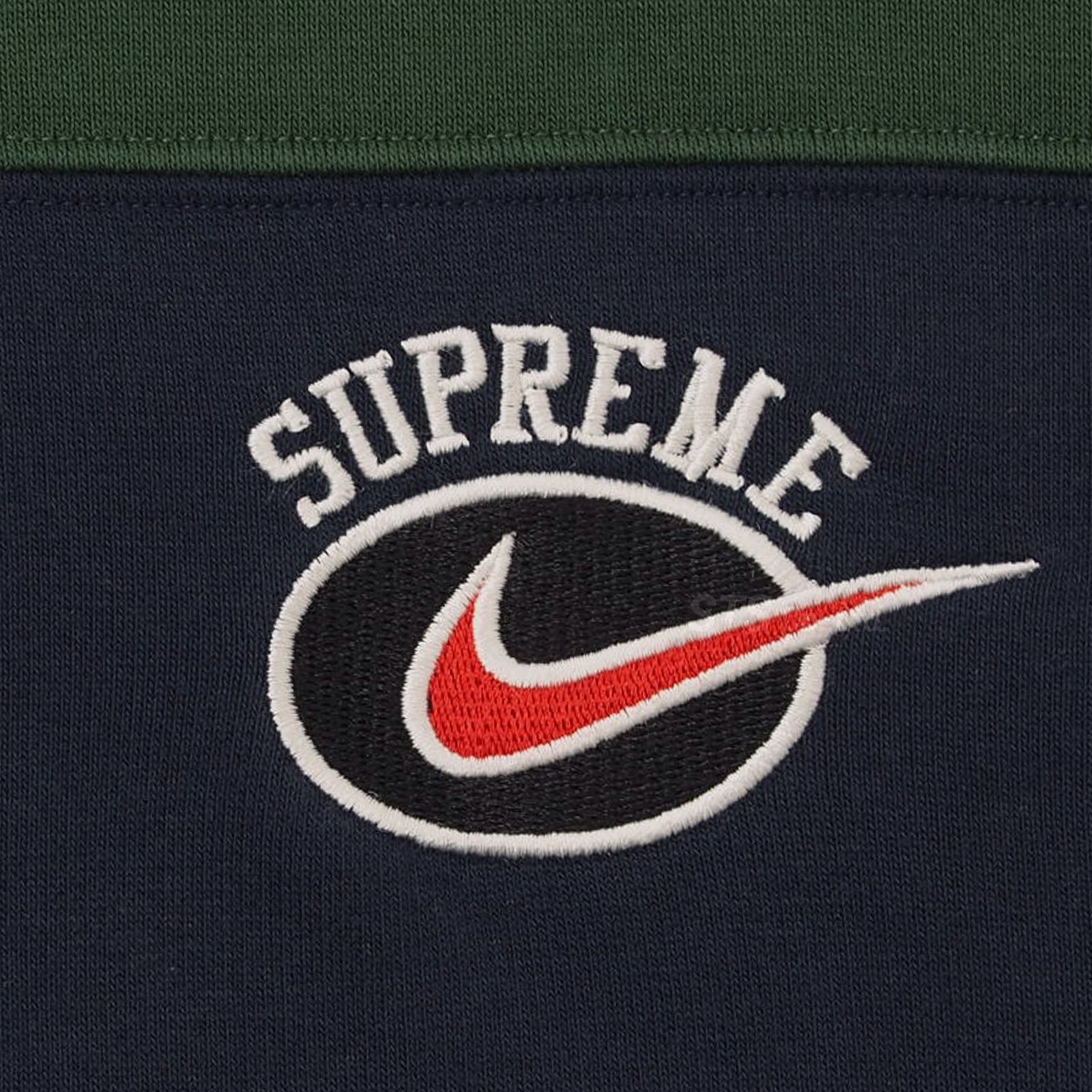 XL Supreme Nike Stripe Hooded Sweatshirt