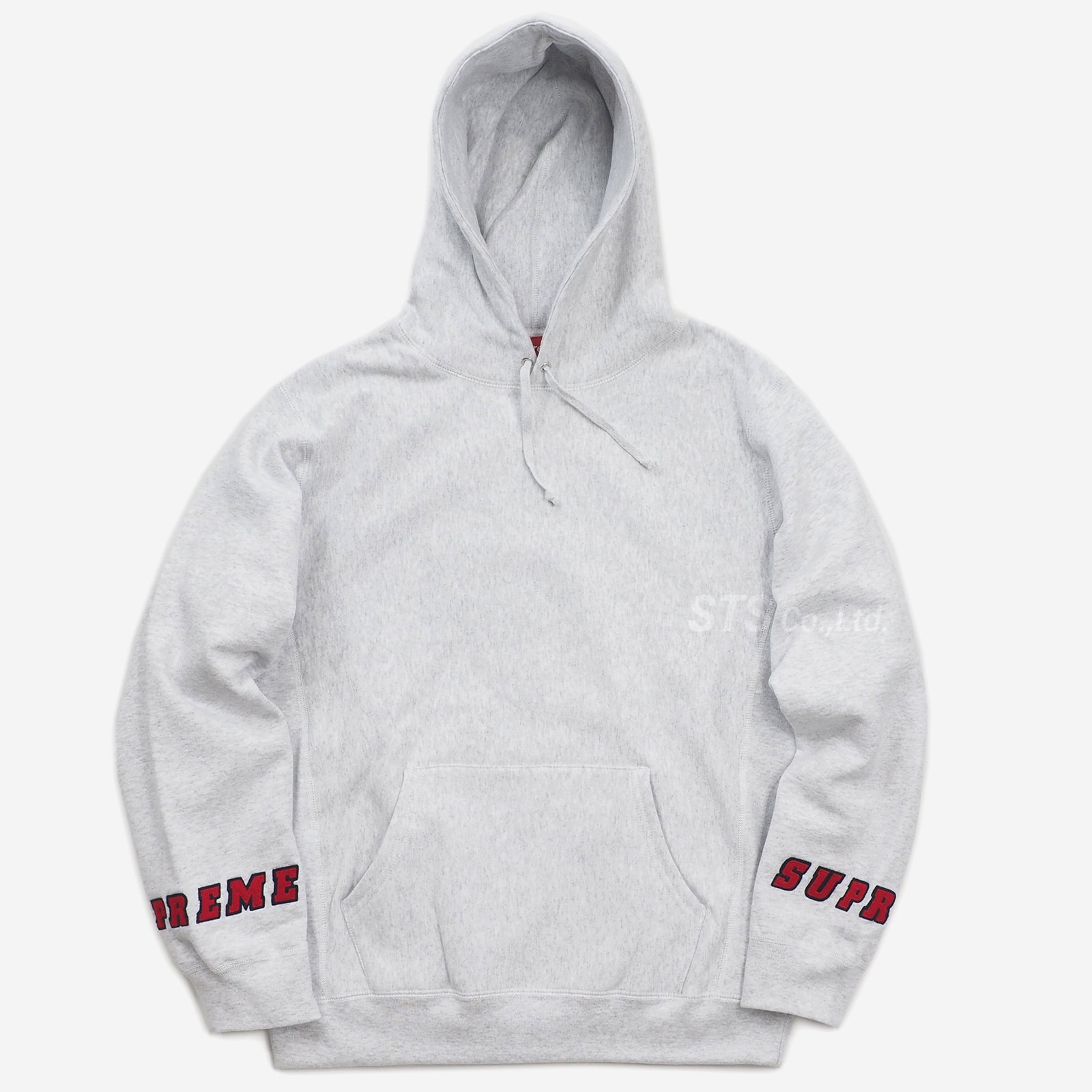 【XL】wrist logo hooded sweatshirt