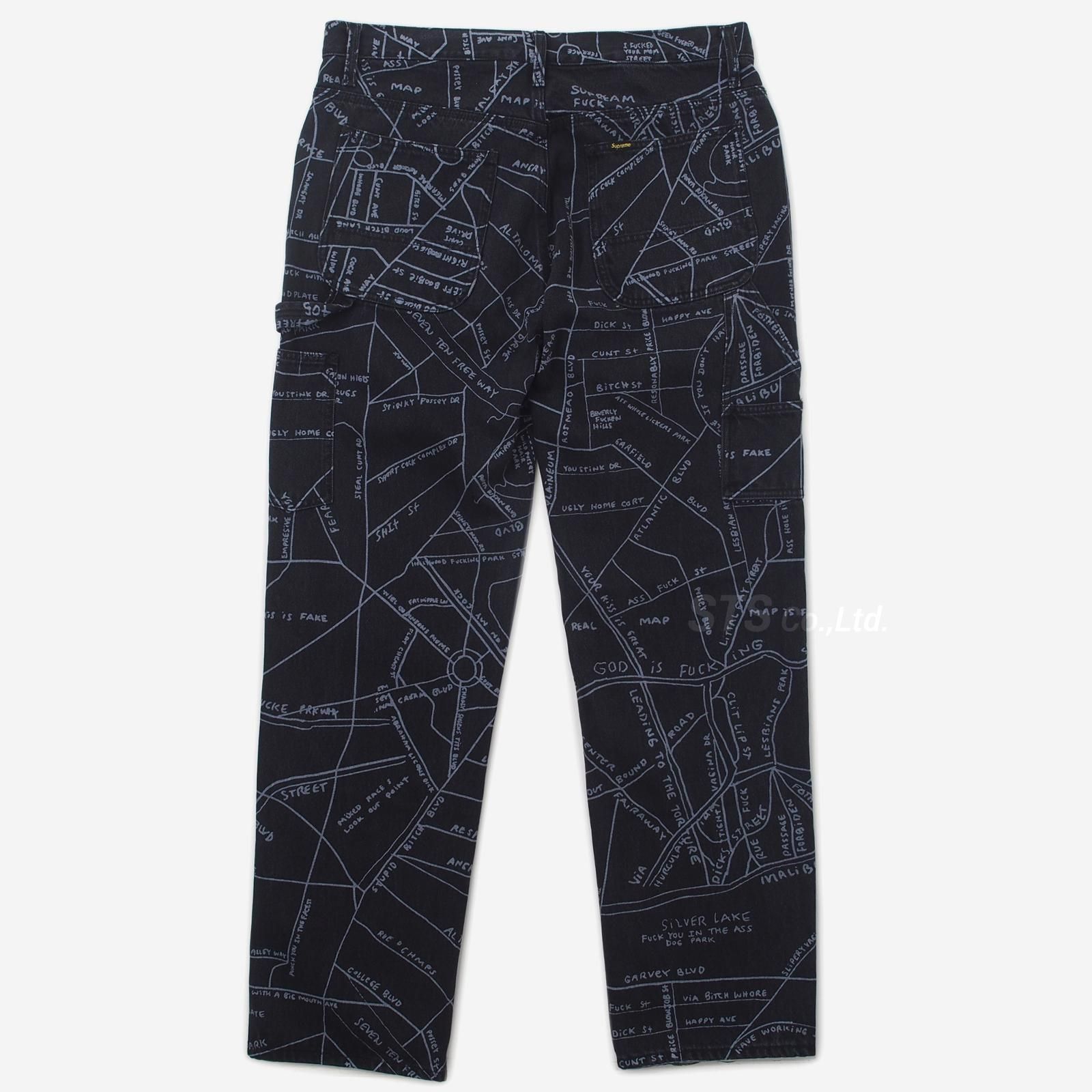 Supreme - Gonz Map Denim Painter Pant - UG.SHAFT