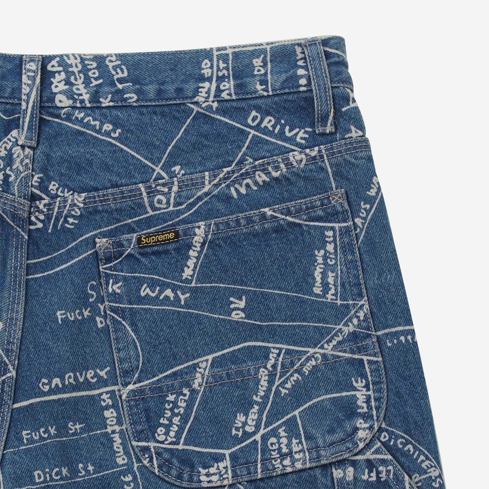 Supreme Gonz Map Denim Painter Pant 32 - パンツ