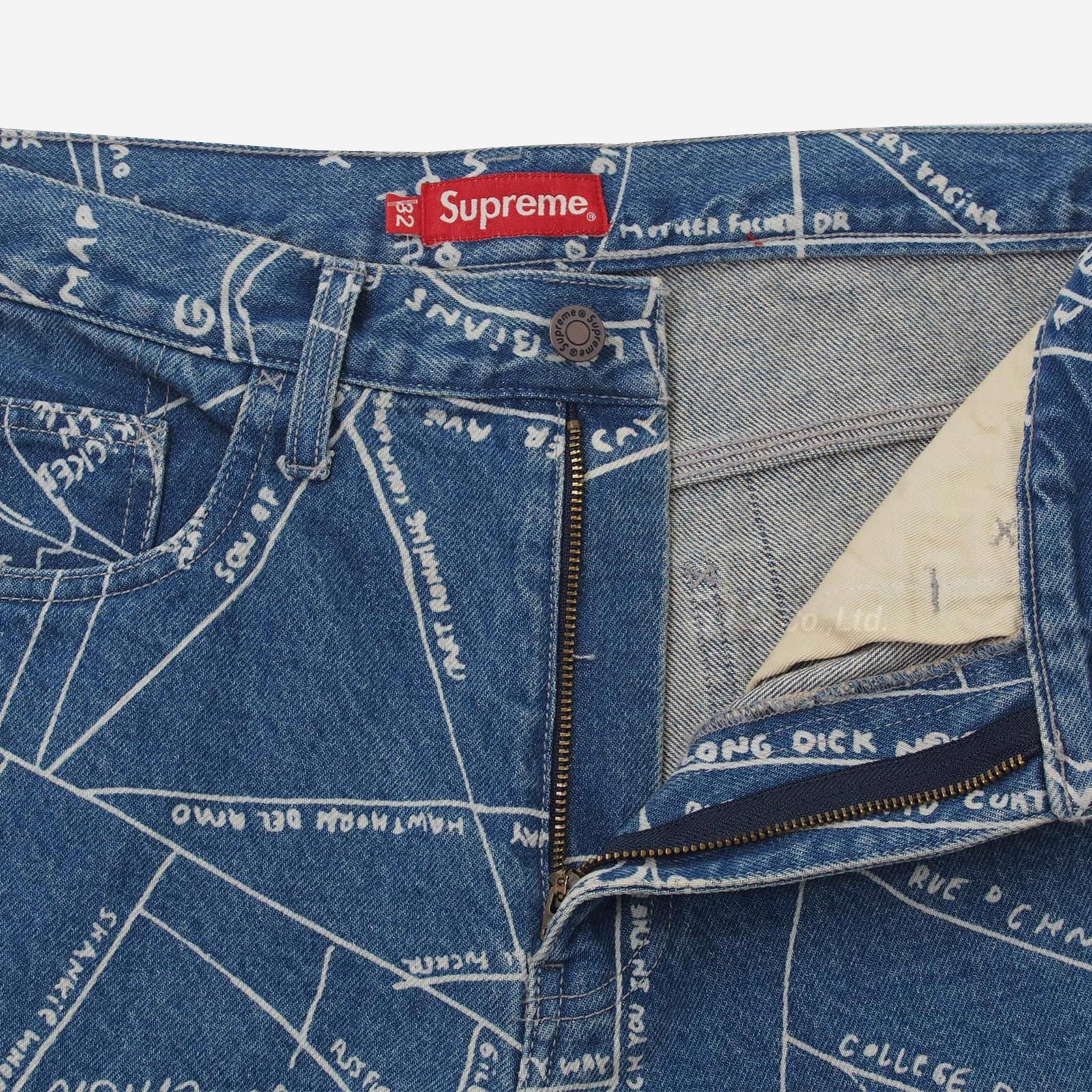 supreme Gonz Map Denim Painter Pant