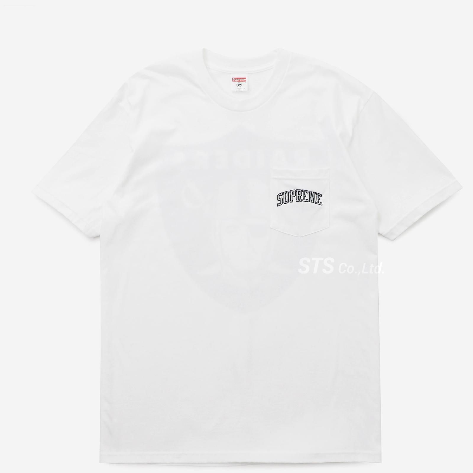 Supreme NFL Raiders 47 pocket tee XL