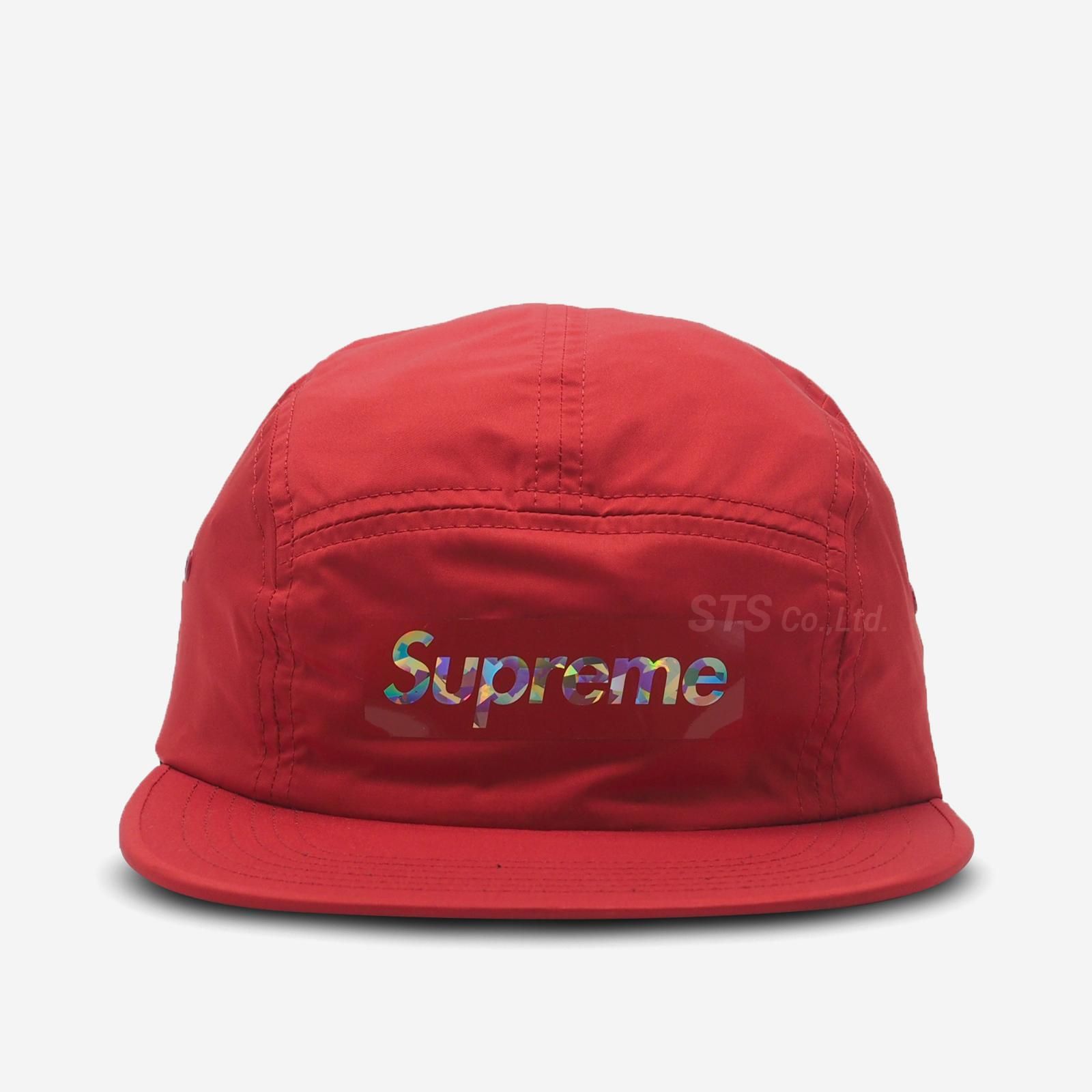 Supreme liquid metal 2024 logo camp cap