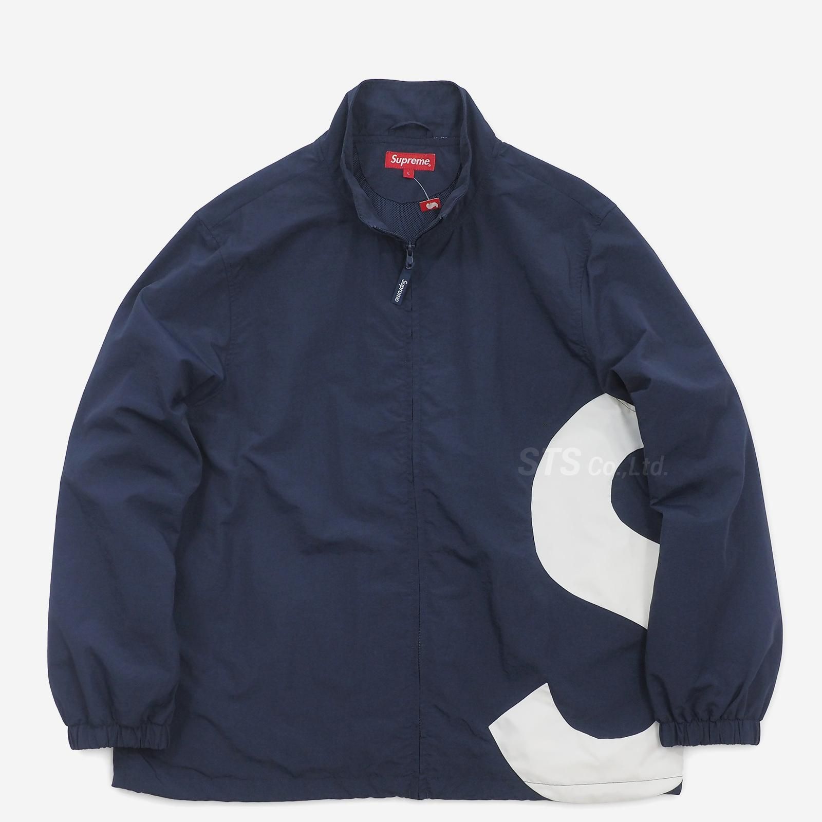 Supreme Curve Track Jacket Navy XXL