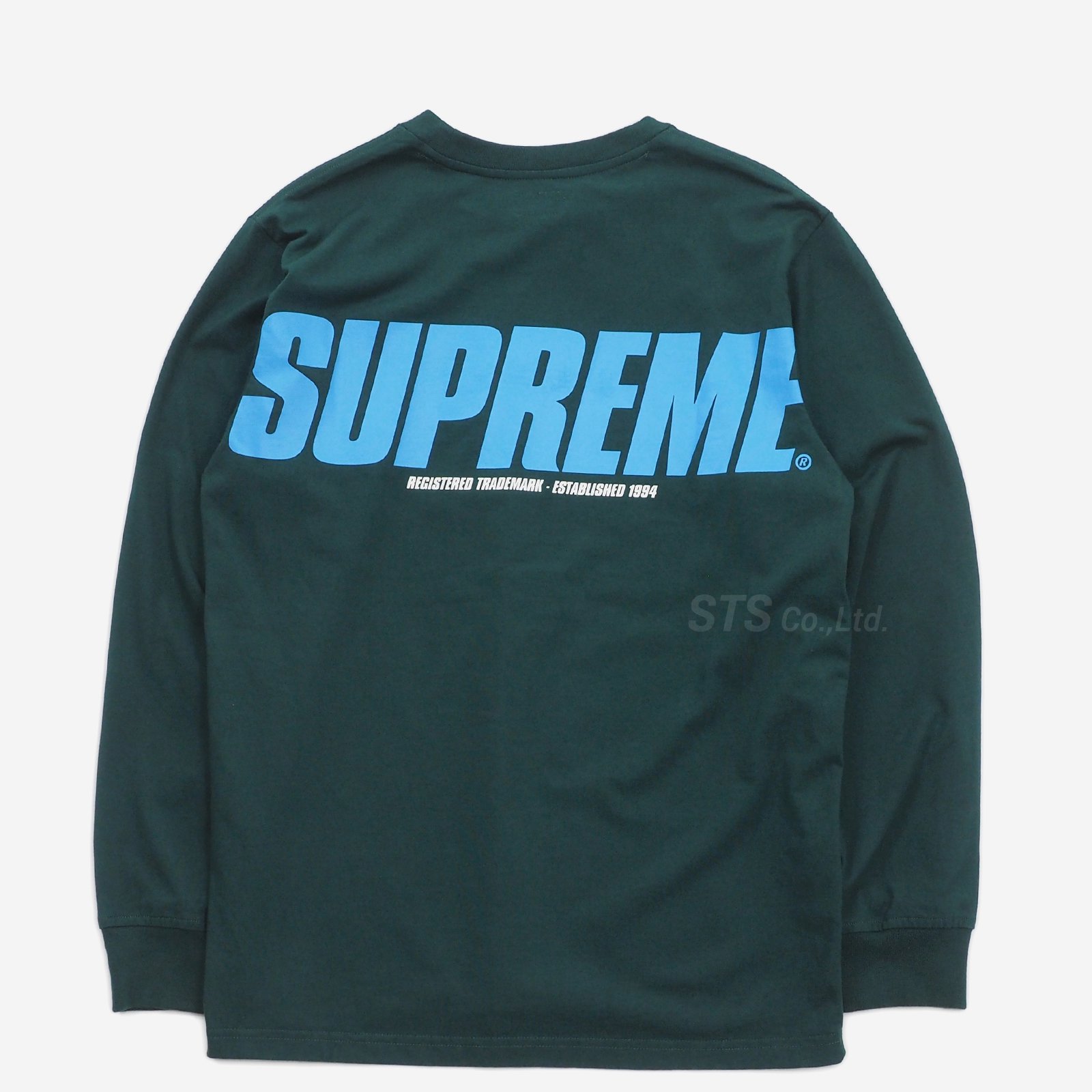SUPREME Trademark L/S Top 19AW バックロゴ 白 - Tシャツ/カットソー