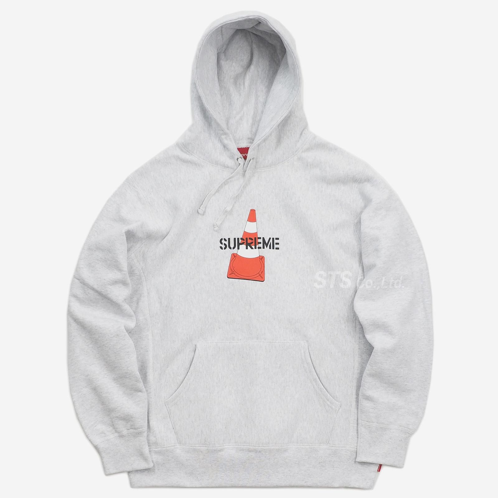 SUPREME CONE HOODED サイズL グレー