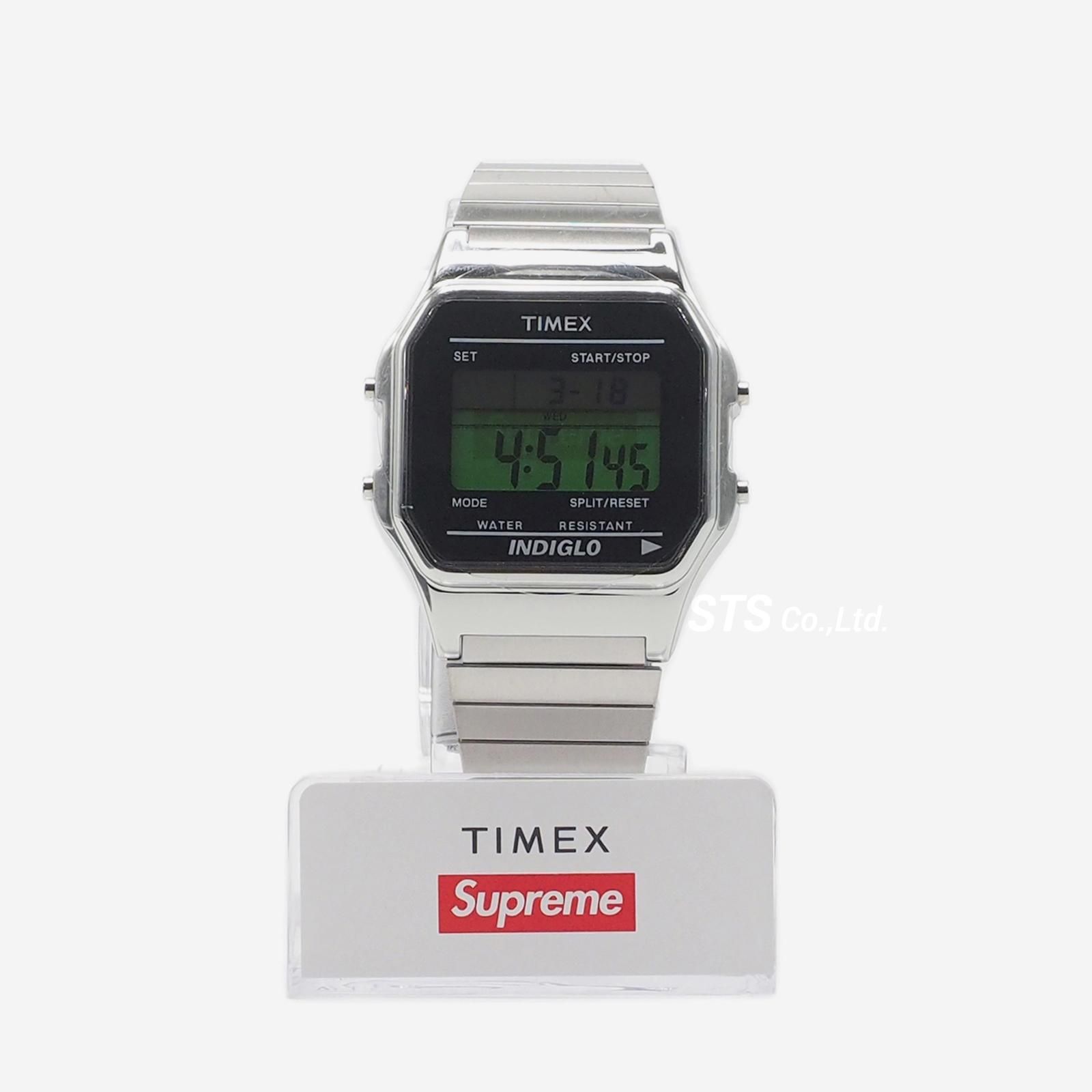 Supreme Timex Digital Watch Silver 時計