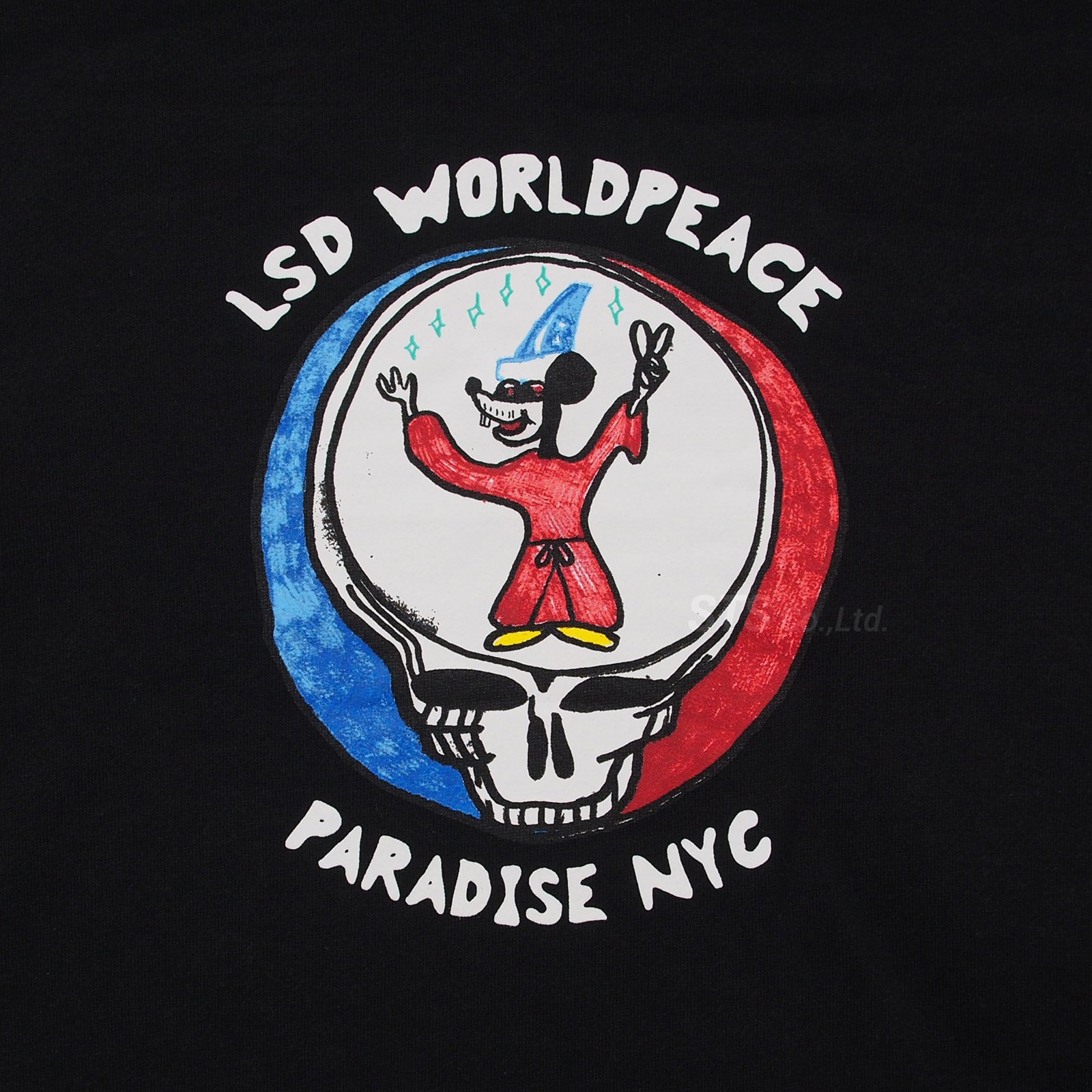 Paradise パーカー　LSD Worldpeace ブラック M