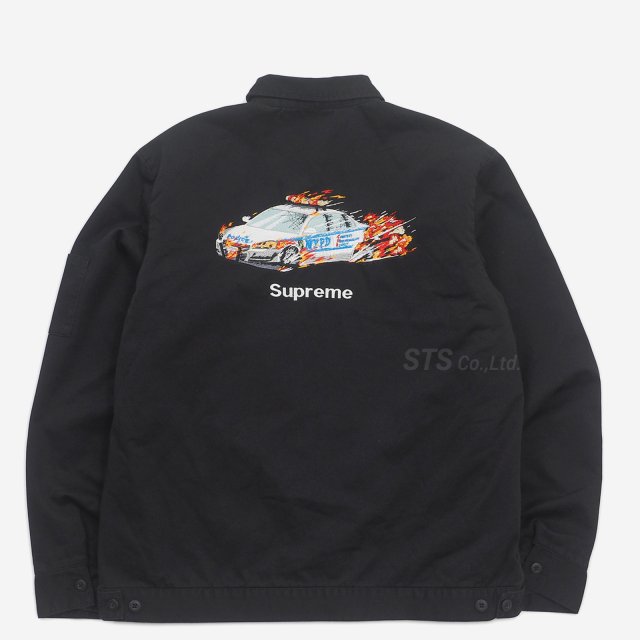 Supreme - Cop Car Embroidered Work Jacket