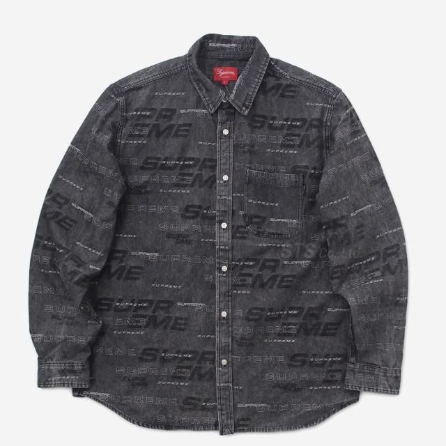 supreme Dimensions Logo Denim Shirt